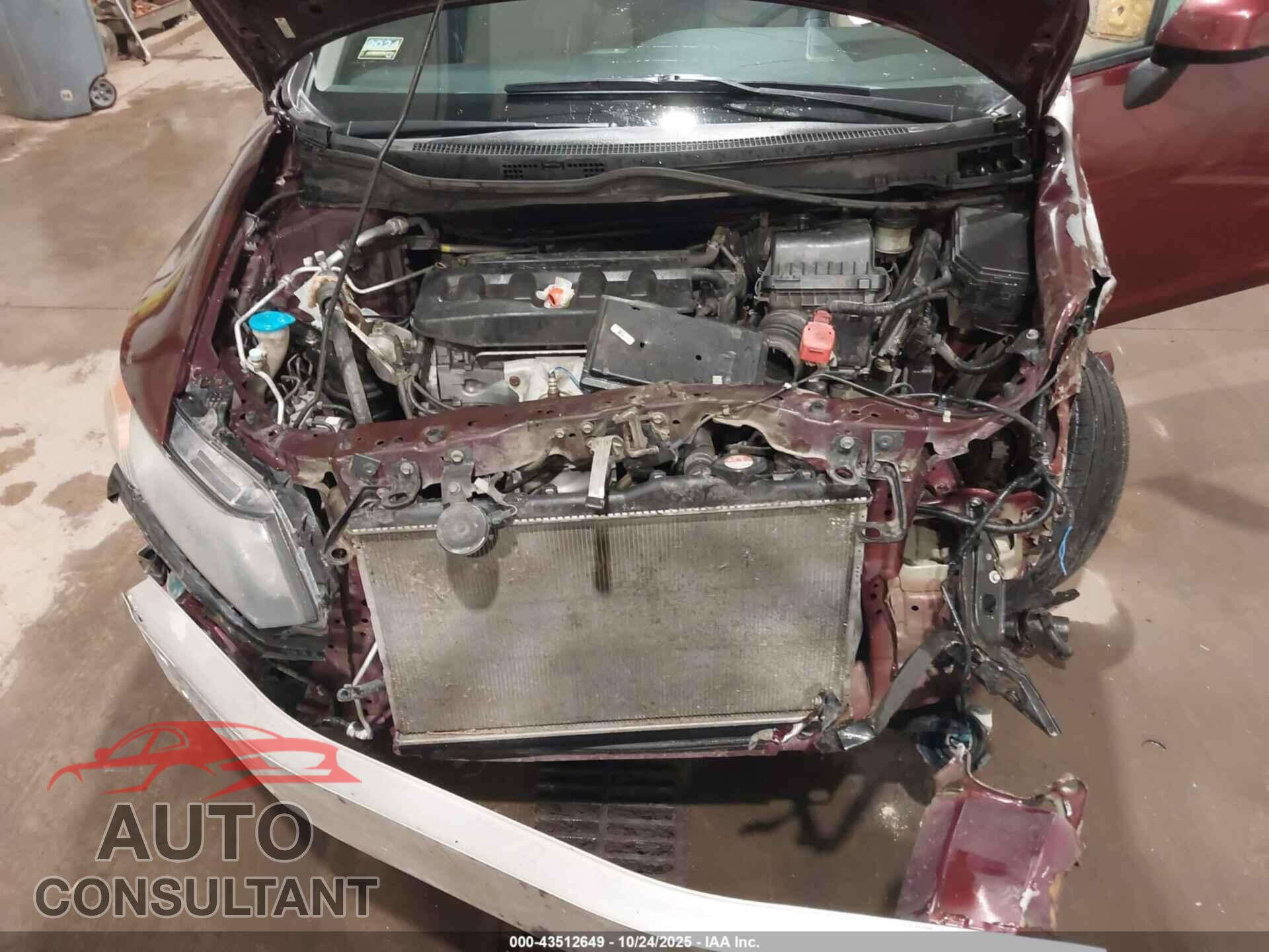 HONDA CIVIC 2012 - 2HGFB2F53CH590571