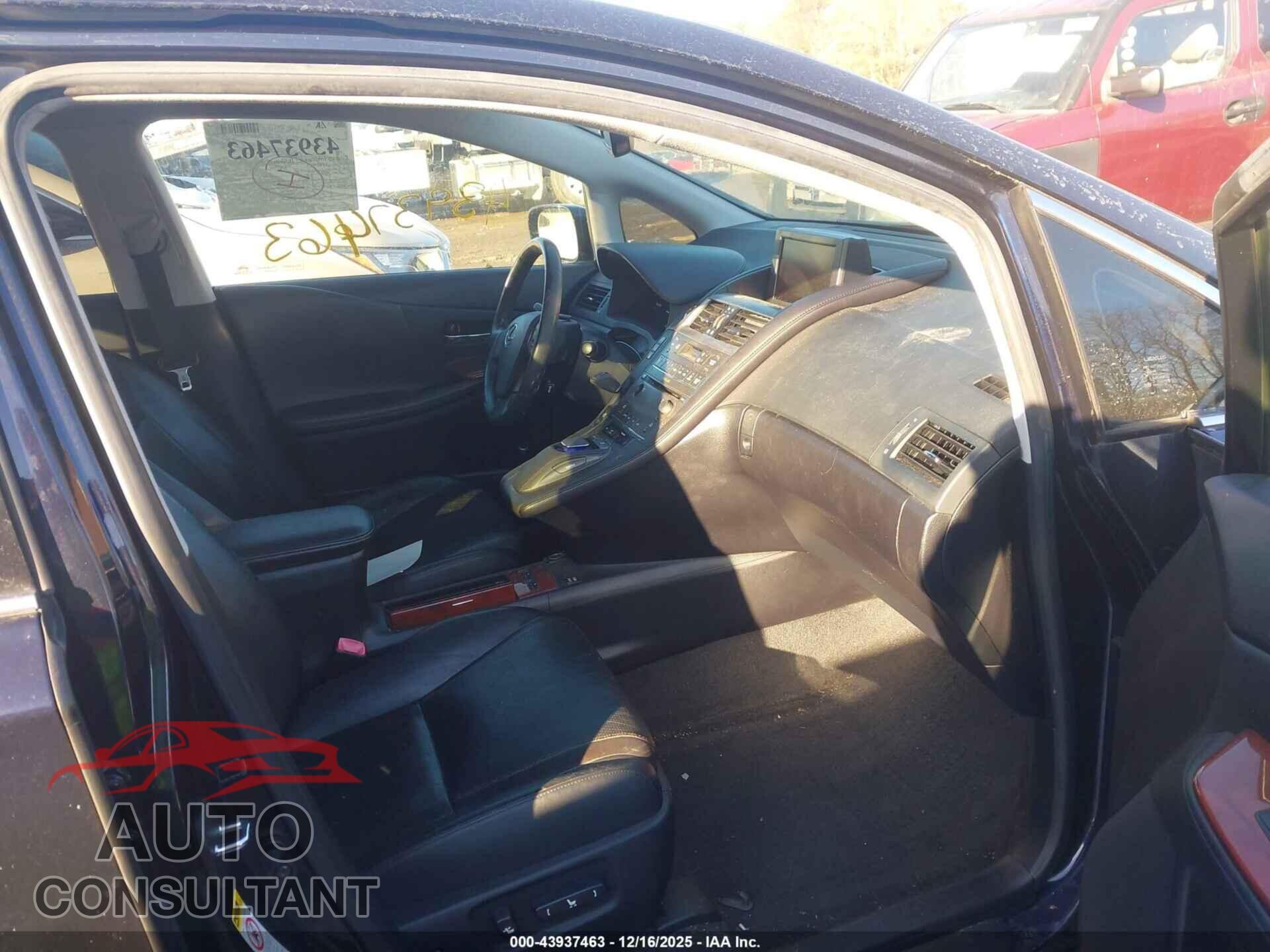 LEXUS HS 250H 2010 - JTHBB1BA6A2011930
