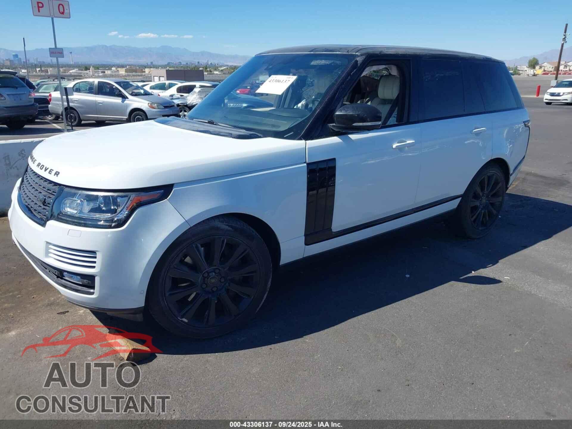 LAND ROVER RANGE ROVER 2013 - SALGS2EF0DA104627