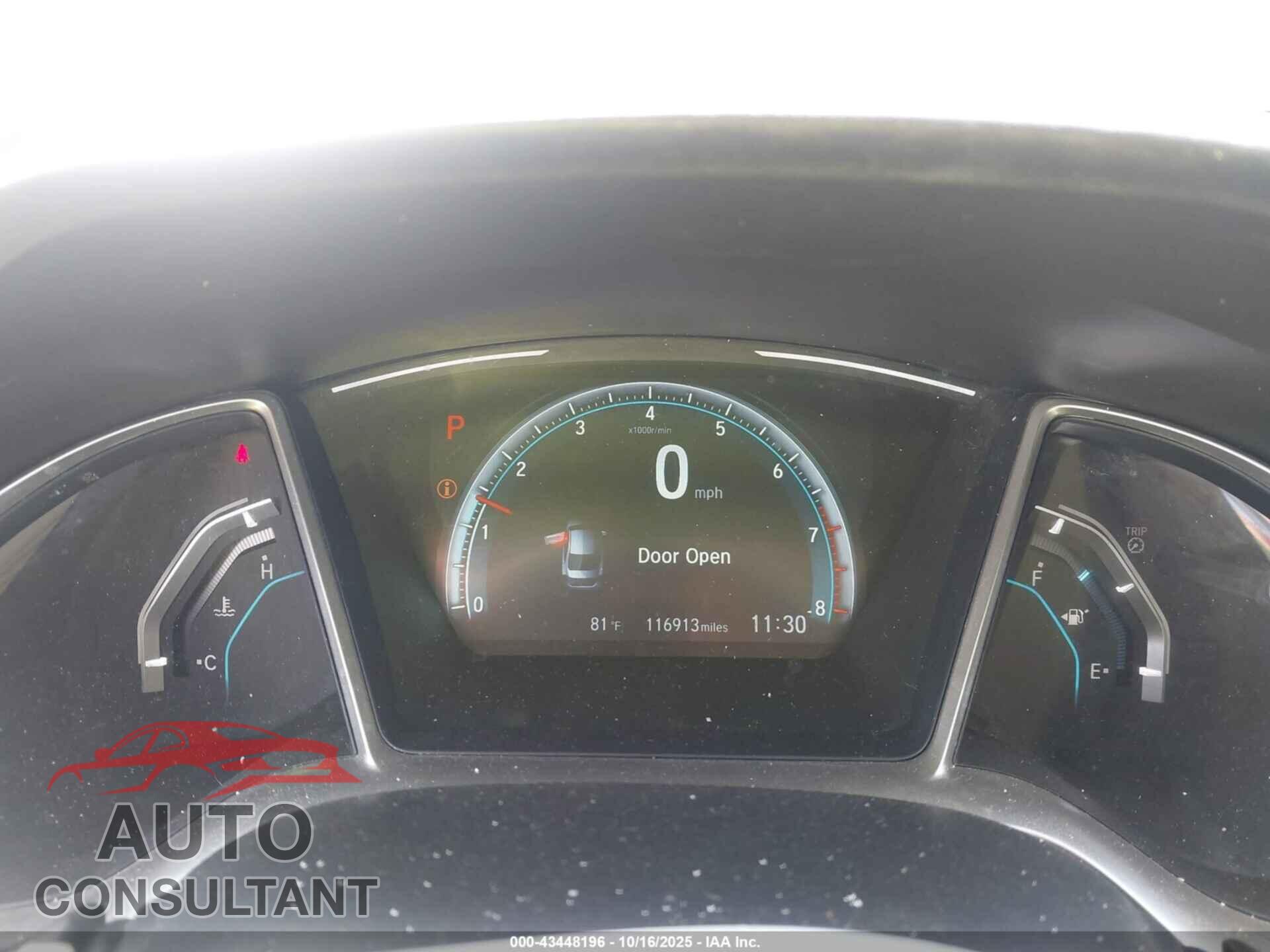 HONDA CIVIC 2017 - 2HGFC2F7XHH546461