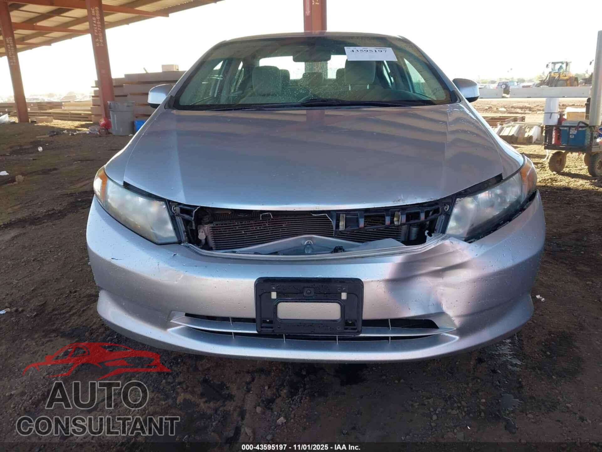 HONDA CIVIC 2012 - 2HGFB2F51CH603320
