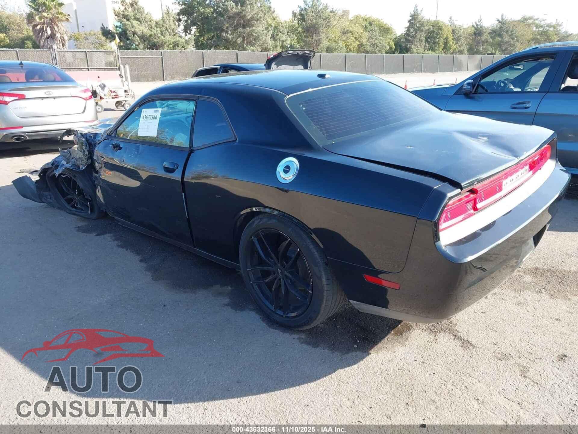 DODGE CHALLENGER 2013 - 2C3CDYAG8DH524563