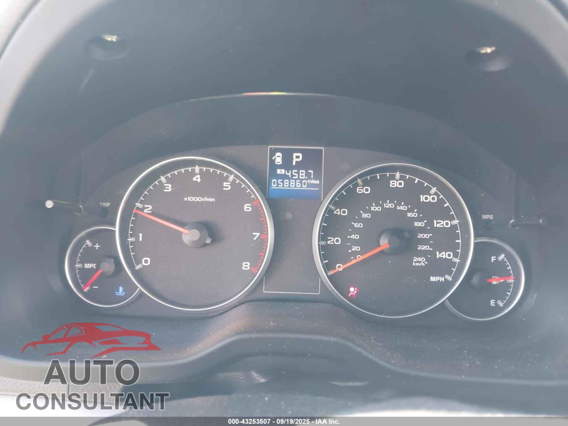 SUBARU OUTBACK 2014 - 4S4BRBDC8E3239957