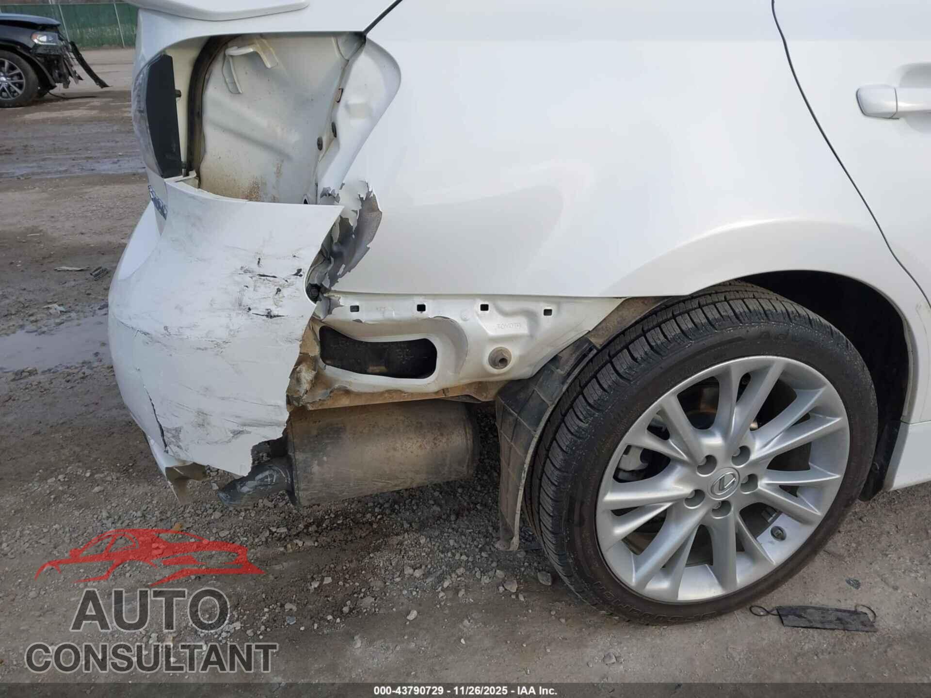 LEXUS HS 250H 2010 - JTHBB1BAXA2022364