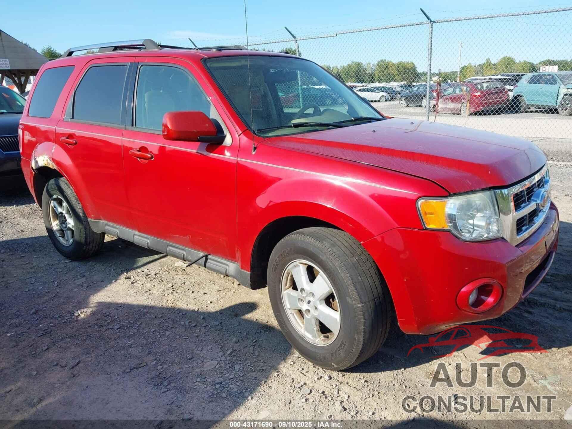 FORD ESCAPE 2011 - 1FMCU9E75BKC47027