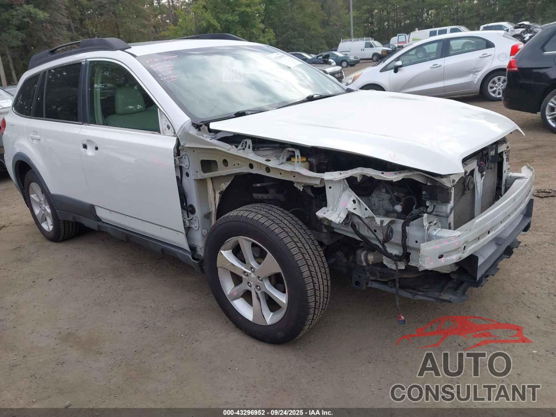 SUBARU OUTBACK 2013 - 4S4BRBKC7D3268352