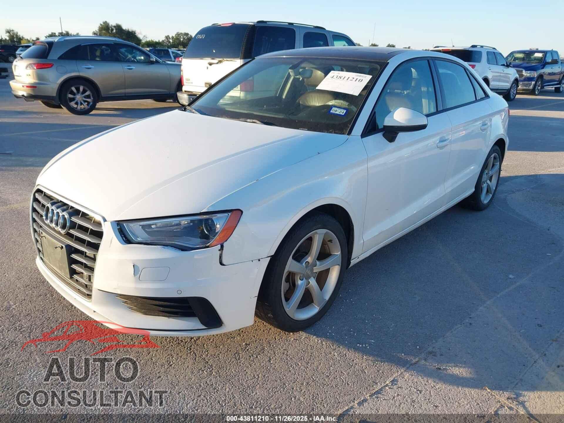 AUDI A3 2016 - WAUA7GFF9G1032337