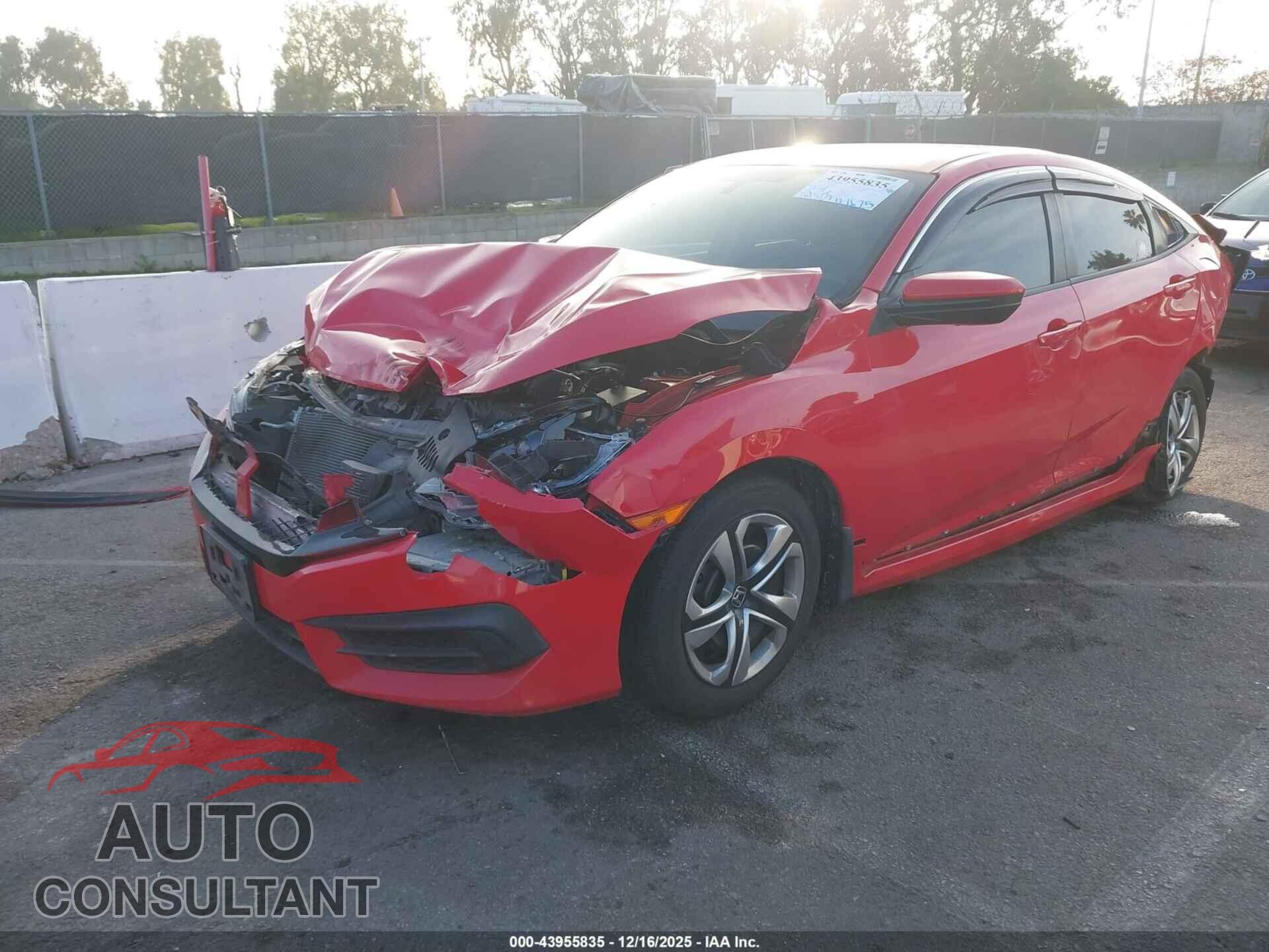HONDA CIVIC 2016 - 2HGFC2F53GH514187