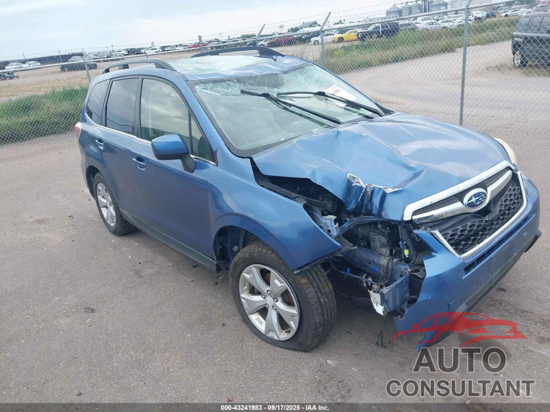 SUBARU FORESTER 2015 - JF2SJAHC2FH452134
