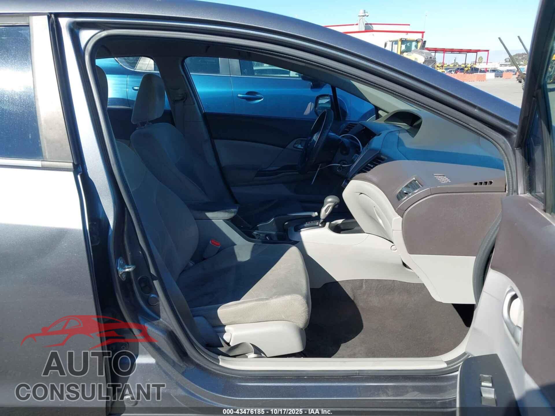 HONDA CIVIC 2012 - 19XFB2F54CE392544