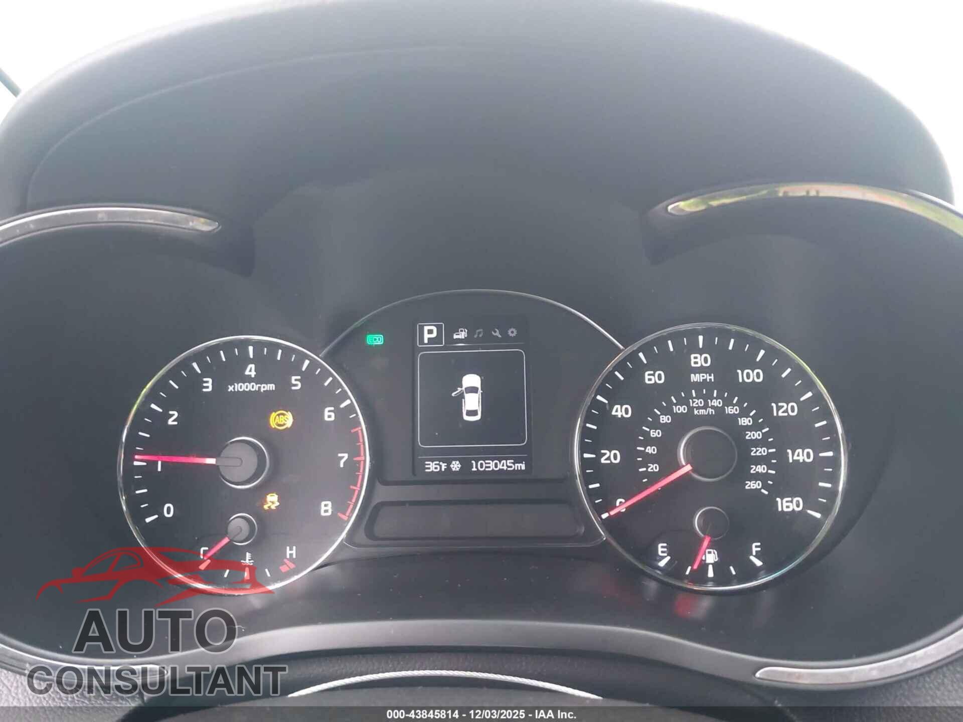 KIA FORTE 2017 - 3KPFL4A78HE046392