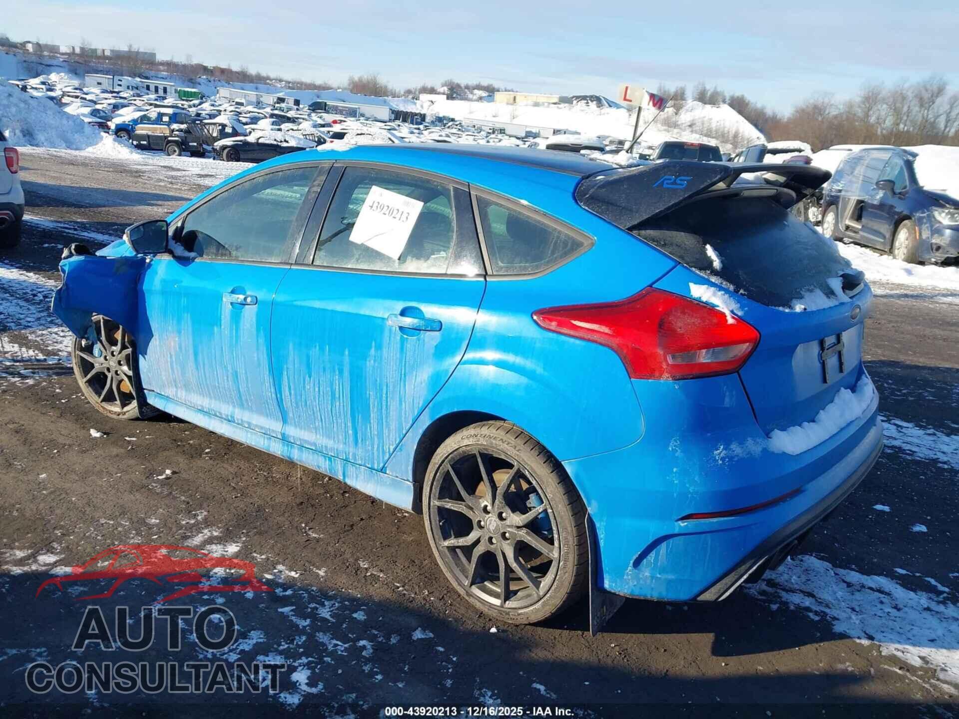 FORD FOCUS RS 2018 - WF0DP3THXJ4126812