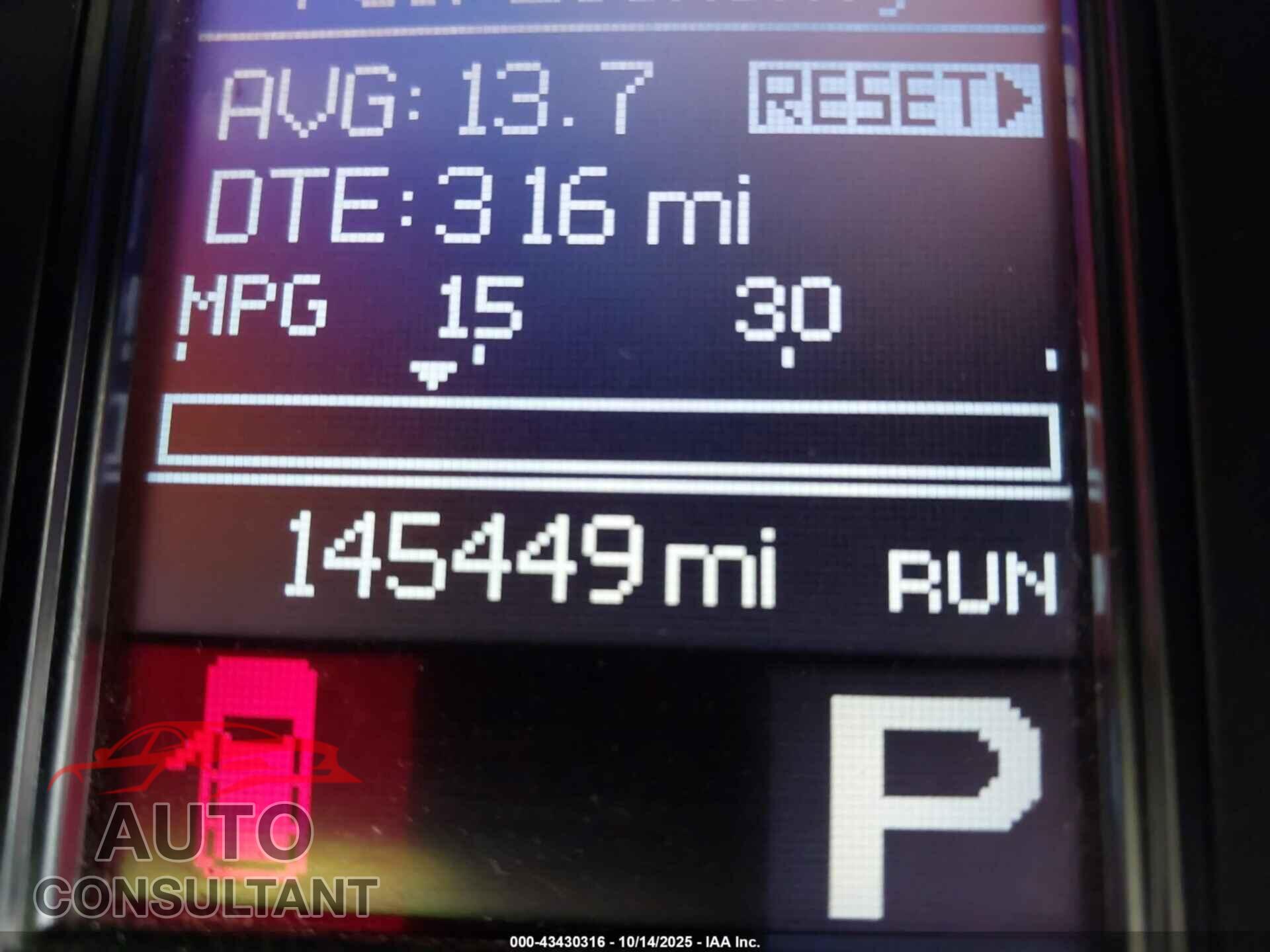 DODGE DURANGO 2013 - 1C4RDHAGXDC689572