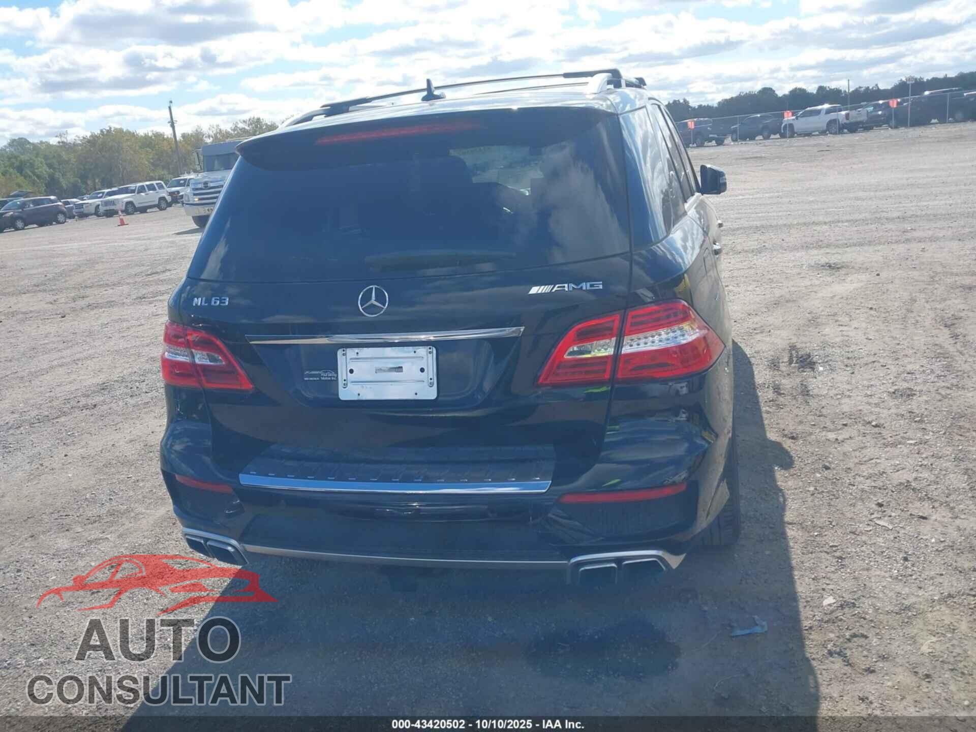 MERCEDES-BENZ ML 63 AMG 2014 - 4JGDA7EB7EA313481