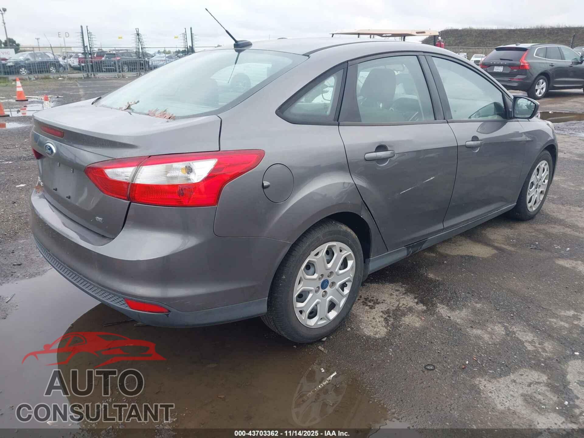 FORD FOCUS 2012 - 1FAHP3F2XCL250928