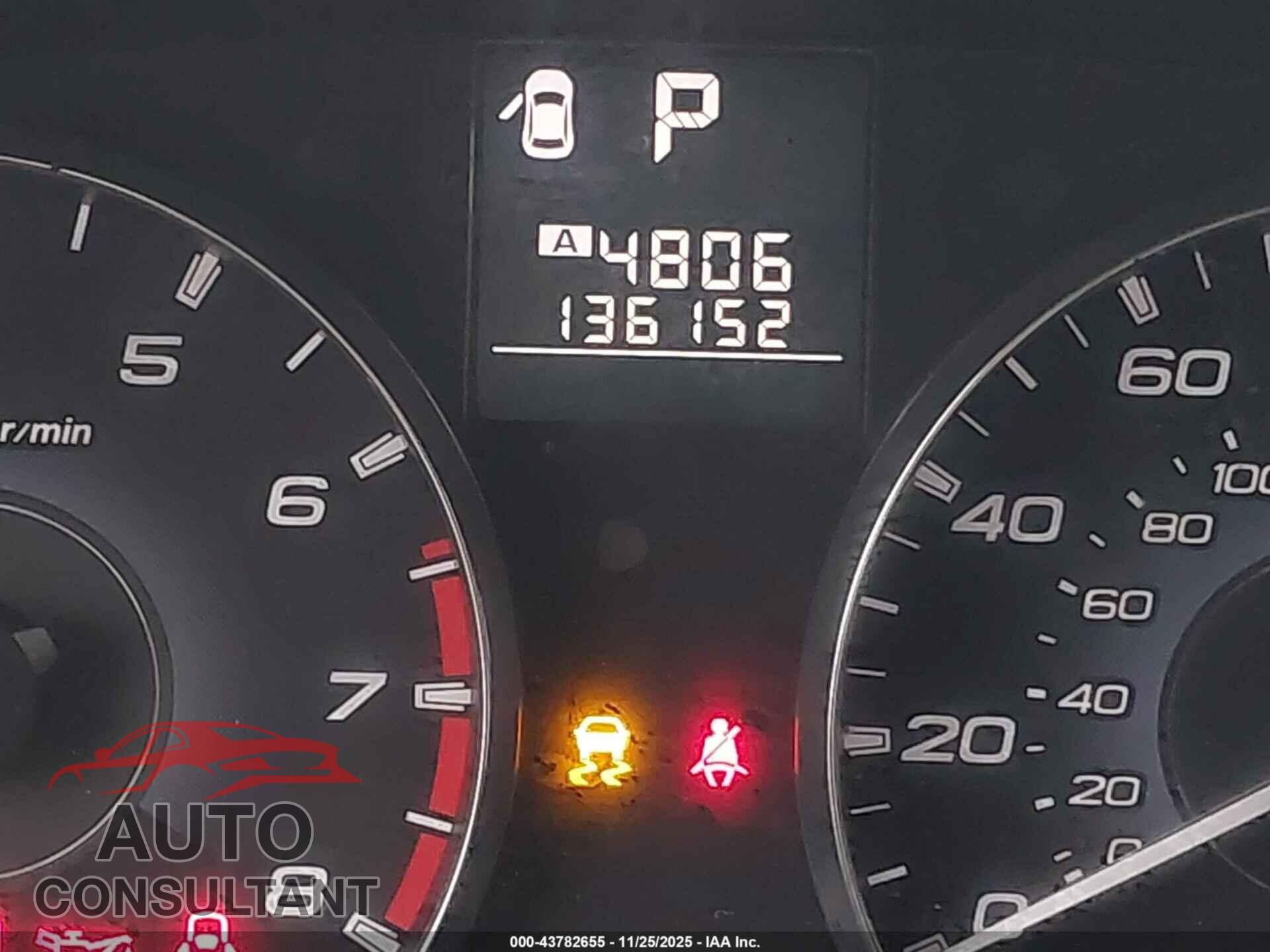 SUBARU LEGACY 2011 - 4S3BMBC65B3220762