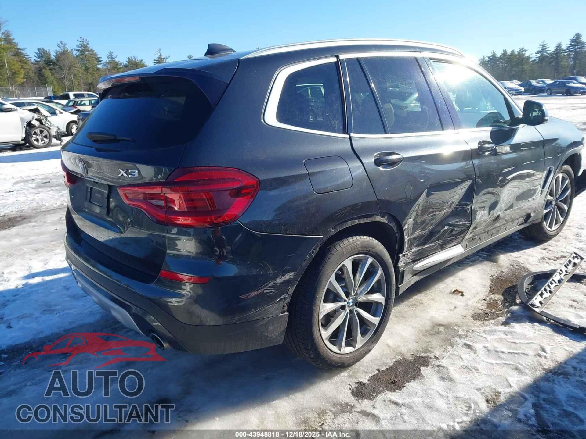 BMW X3 2018 - 5UXTR9C55JLC81437