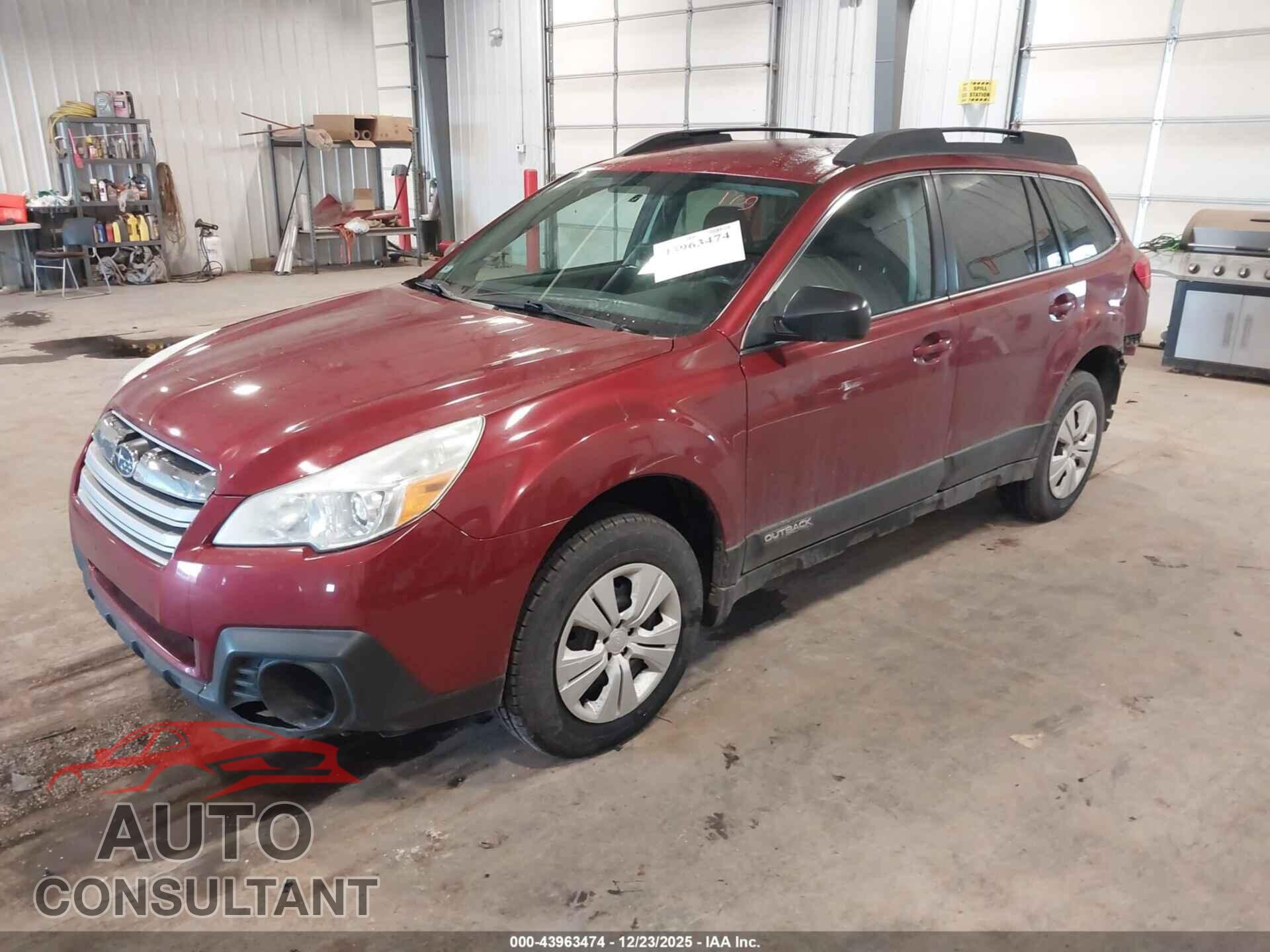 SUBARU OUTBACK 2013 - 4S4BRCAC0D3217346