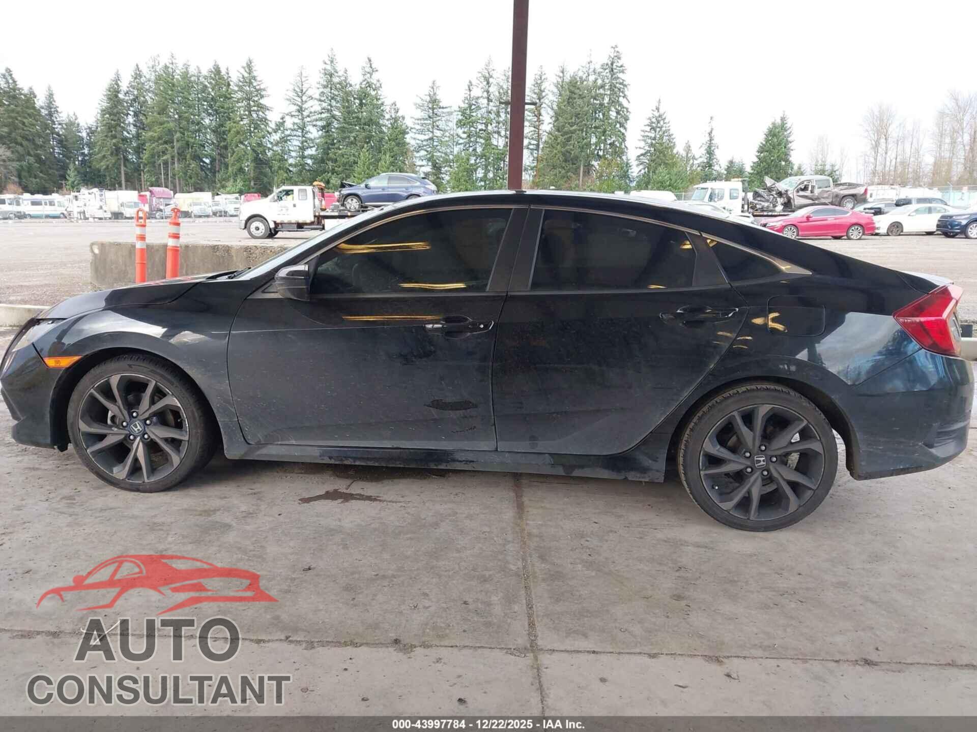 HONDA CIVIC 2019 - 19XFC2F86KE201633