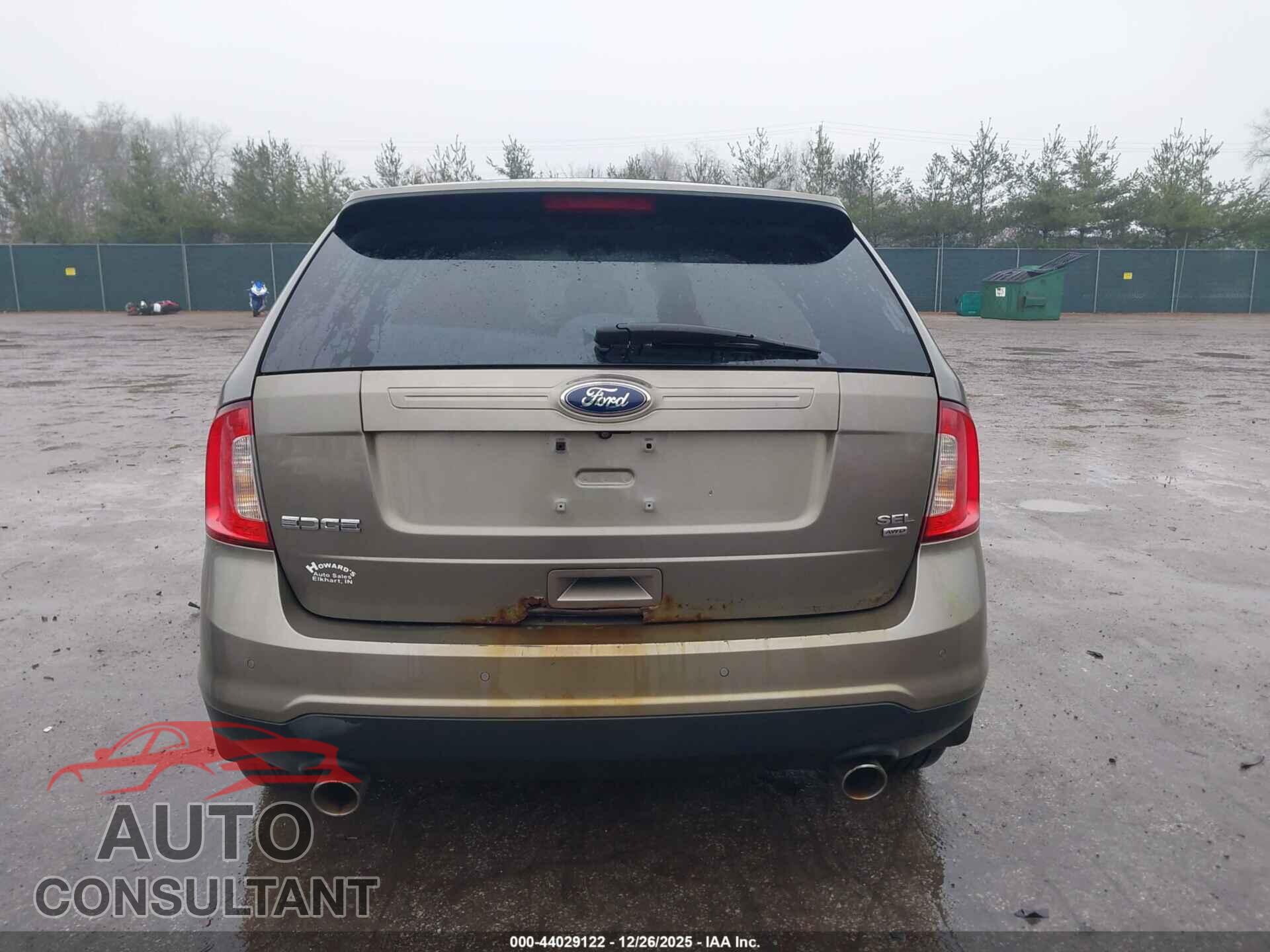 FORD EDGE 2013 - 2FMDK4JC8DBA12845