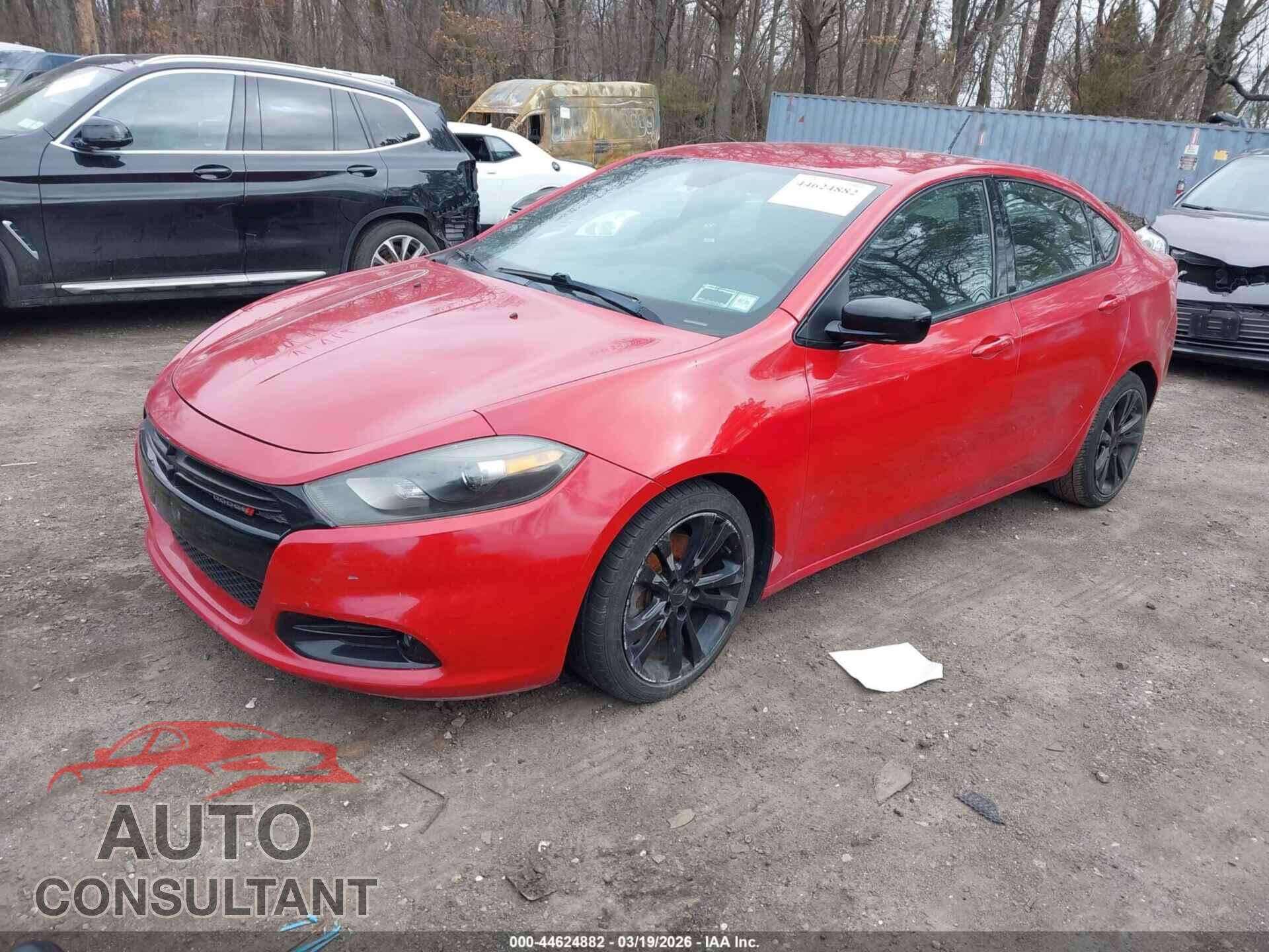 DODGE DART 2016 - 1C3CDFBB6GD505521