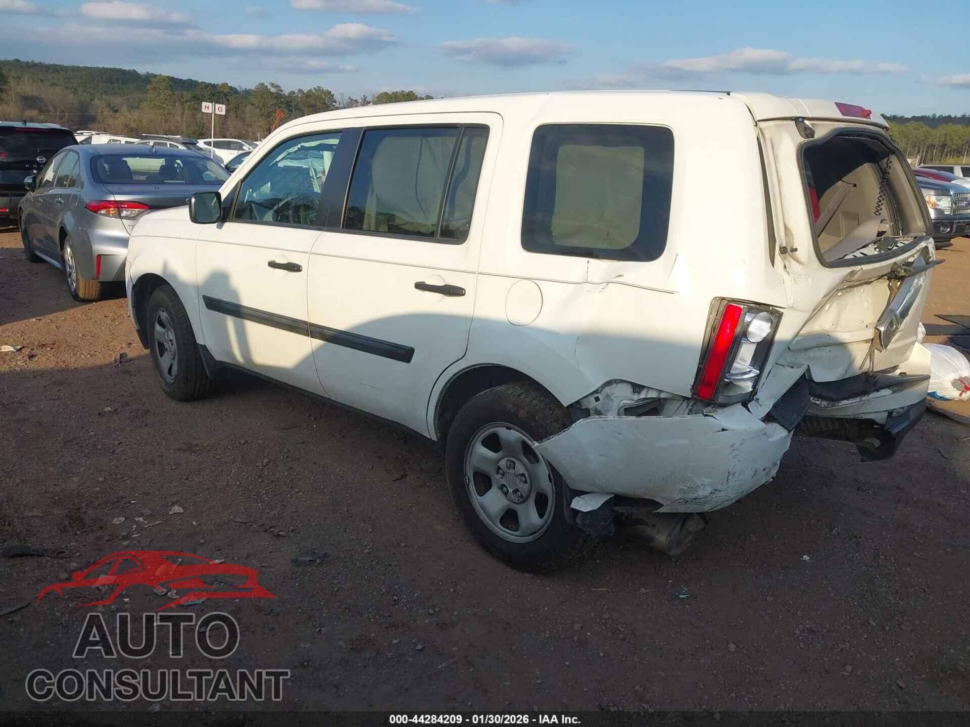 HONDA PILOT 2013 - 5FNYF3H20DB024671