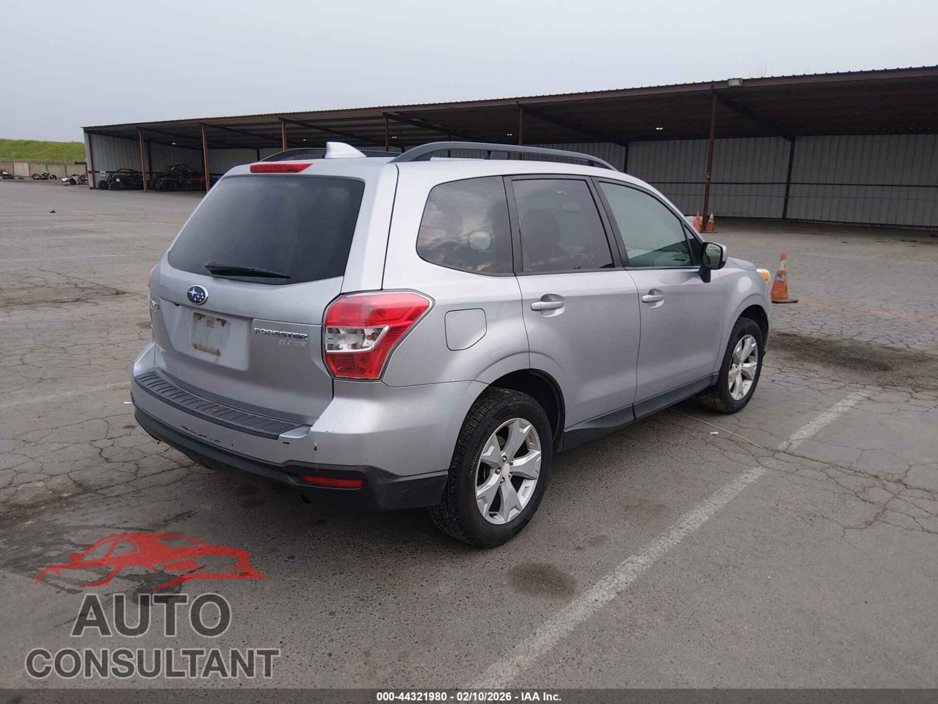 SUBARU FORESTER 2016 - JF2SJADC5GH531109