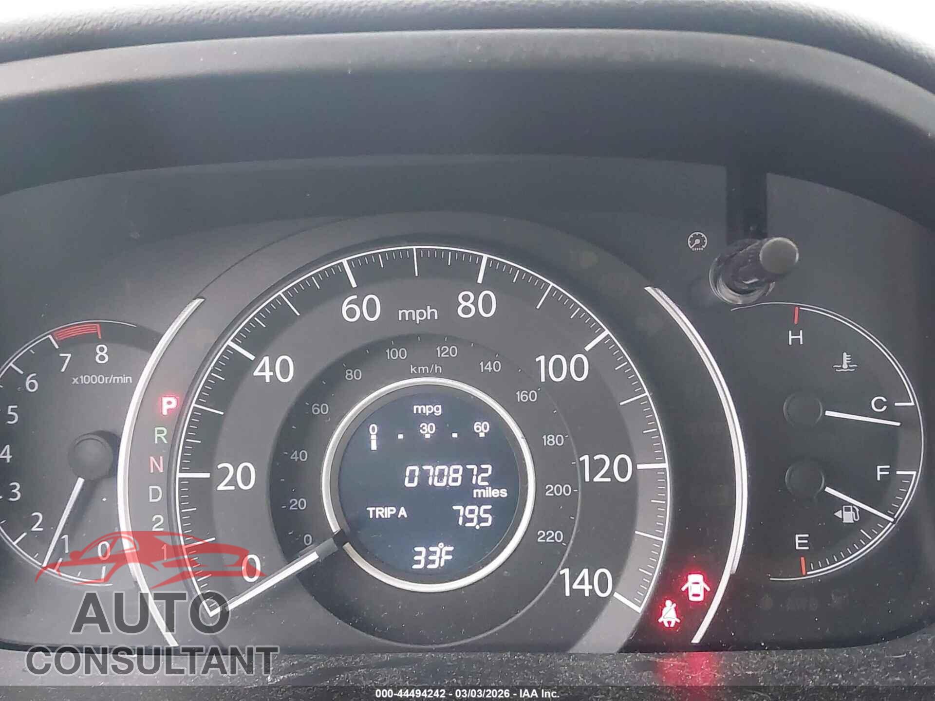 HONDA CR-V 2014 - 2HKRM4H39EH702927
