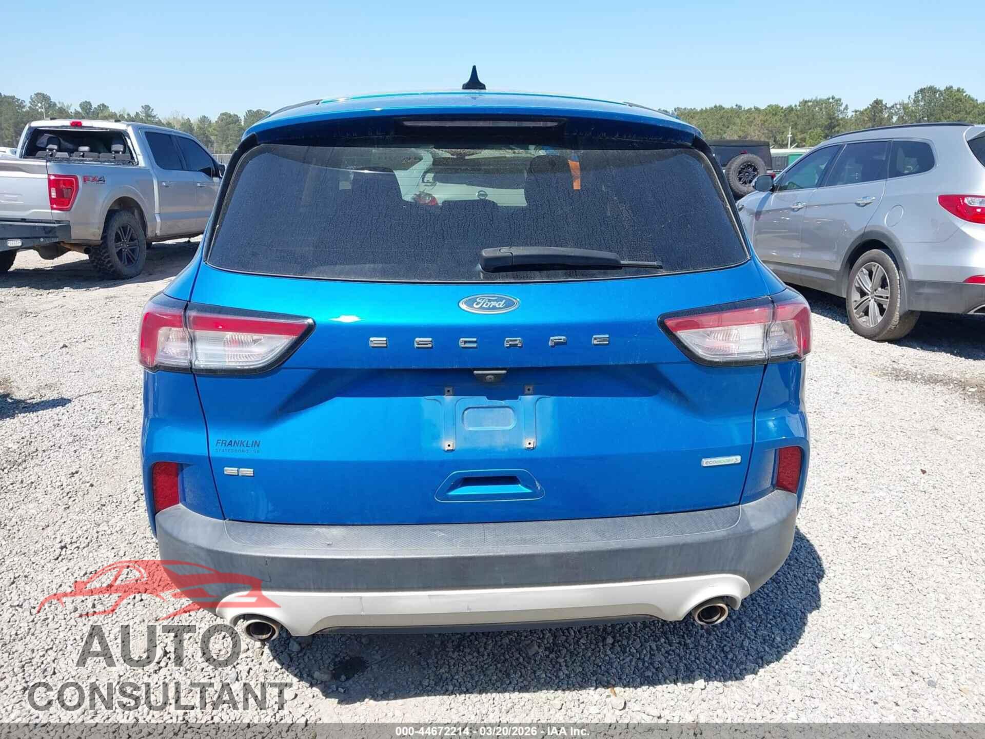 FORD ESCAPE 2020 - 1FMCU0G67LUA21853