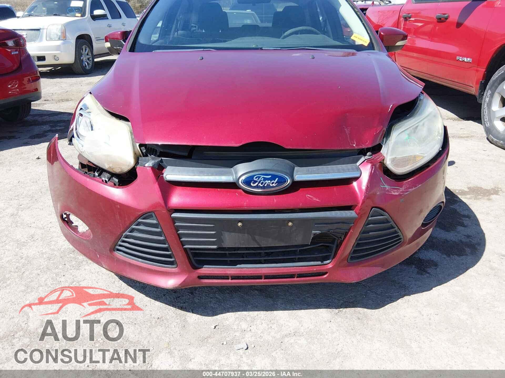 FORD FOCUS 2013 - 1FADP3F2XDL296016