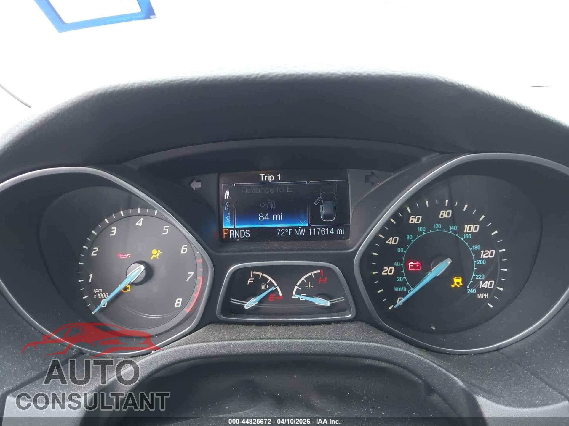 FORD FOCUS 2014 - 1FADP3N21EL109104