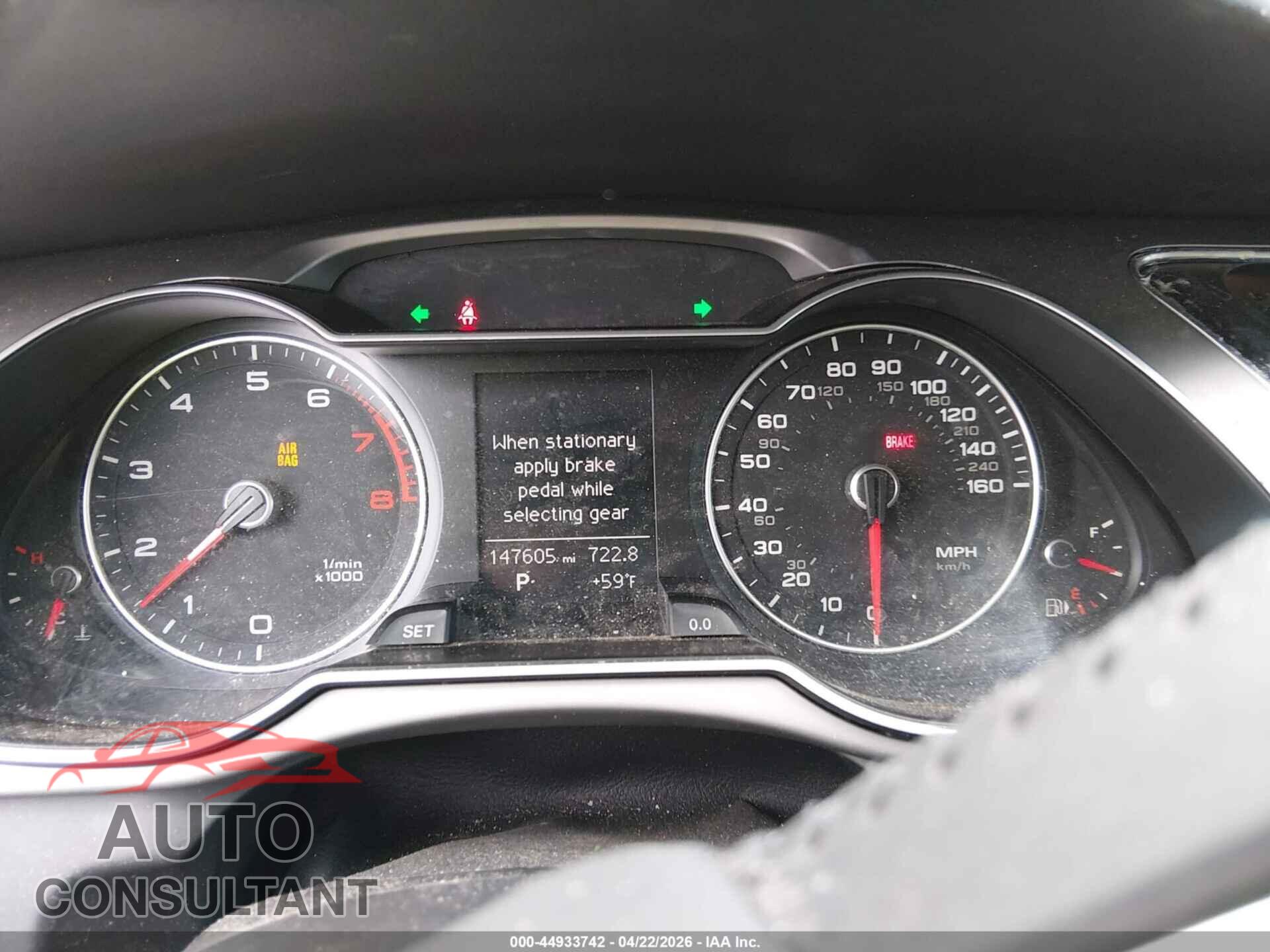 AUDI A4 2013 - WAUBFAFL2DN032730