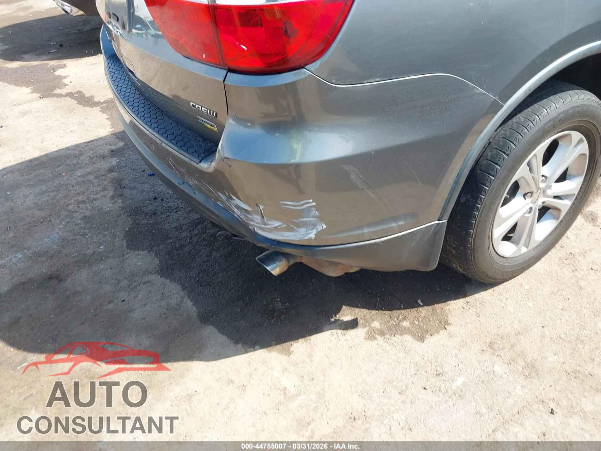 DODGE DURANGO 2012 - 1C4RDJDG3CC144587