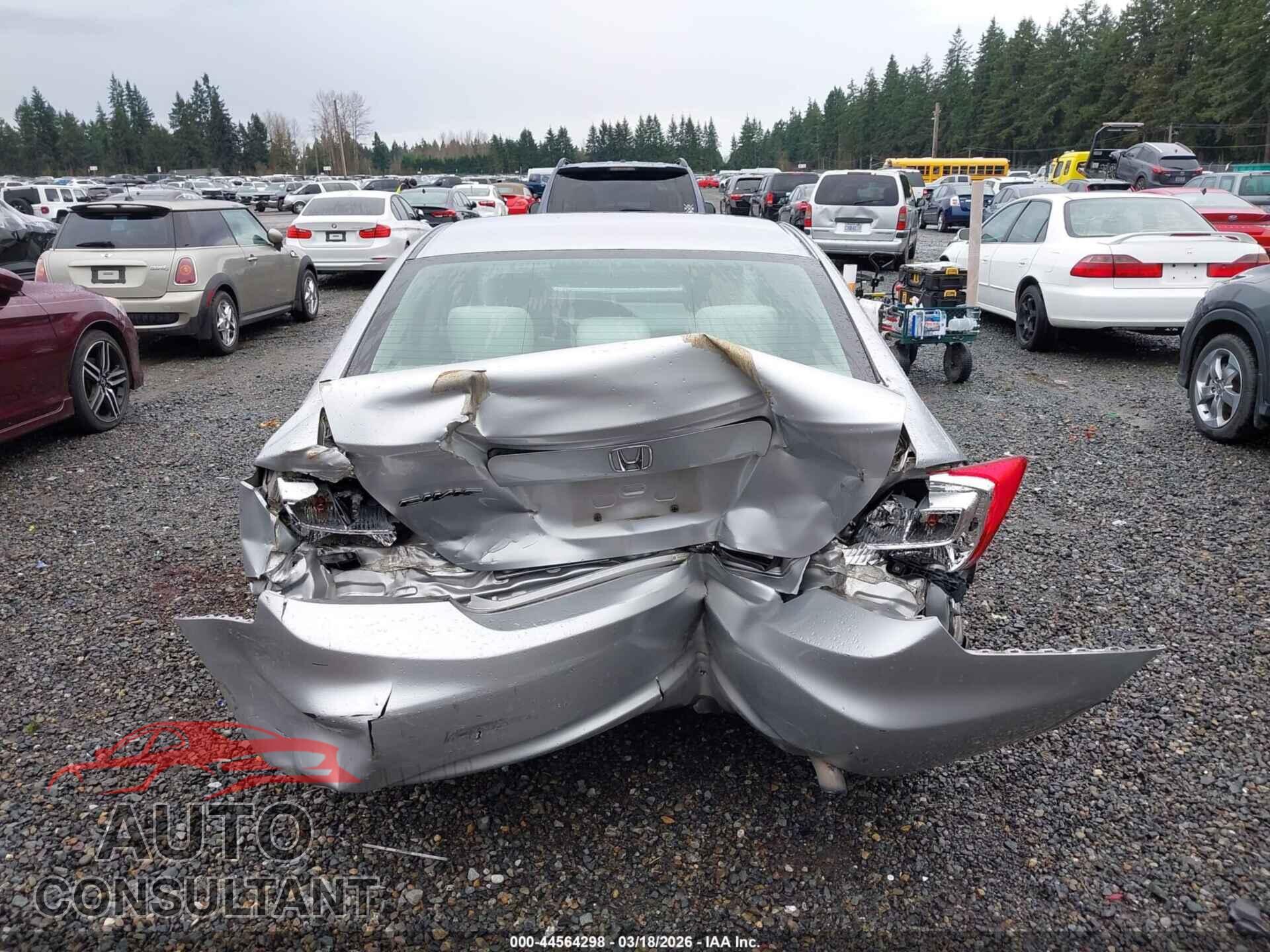 HONDA CIVIC 2012 - 19XFB2F87CE320375