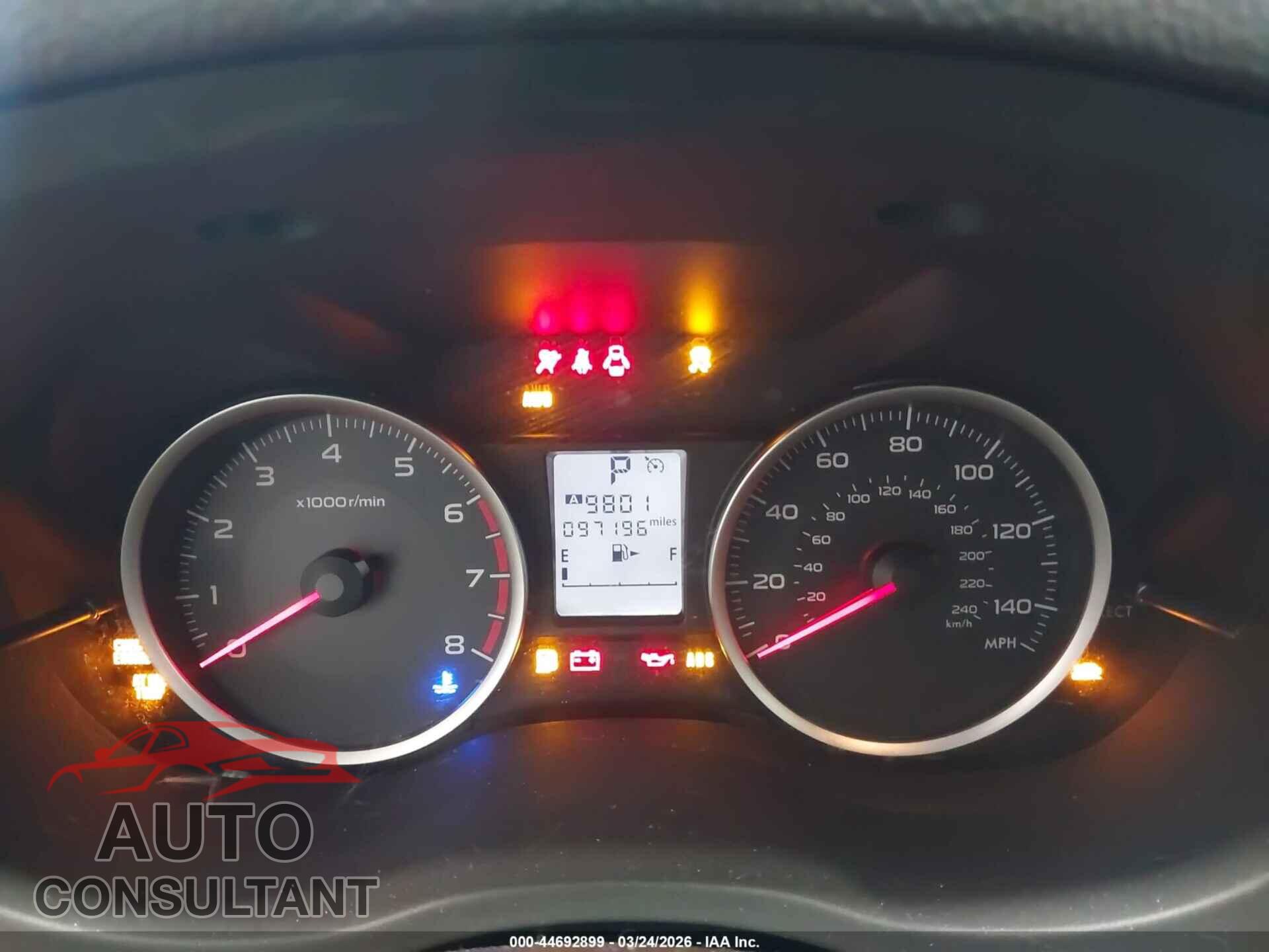 SUBARU FORESTER 2014 - JF2SJAEC0EH532003