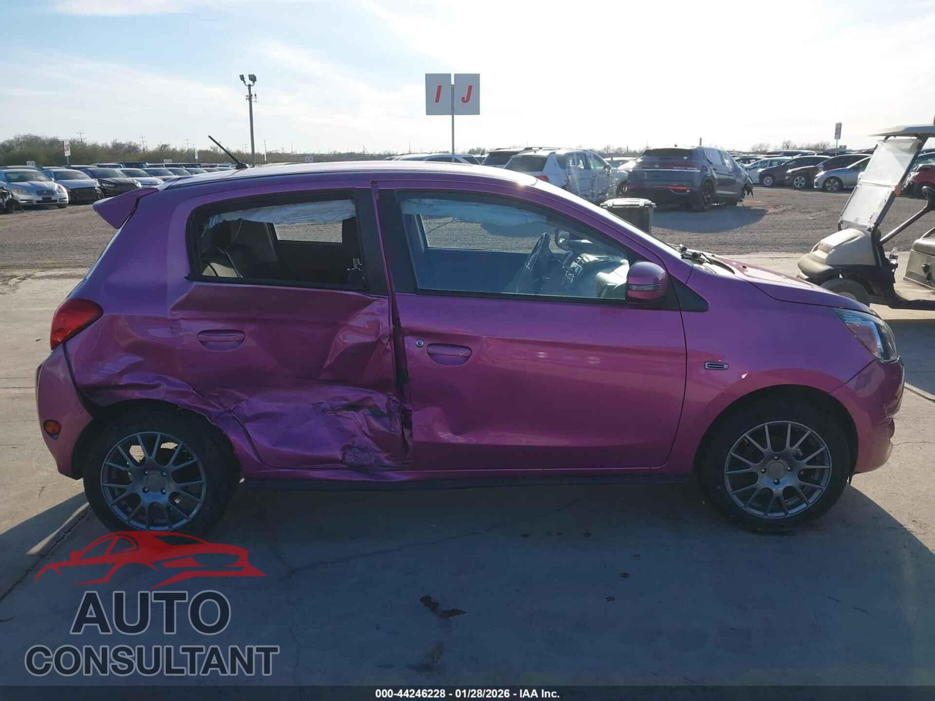 MITSUBISHI MIRAGE 2015 - ML32A4HJ8FH007737