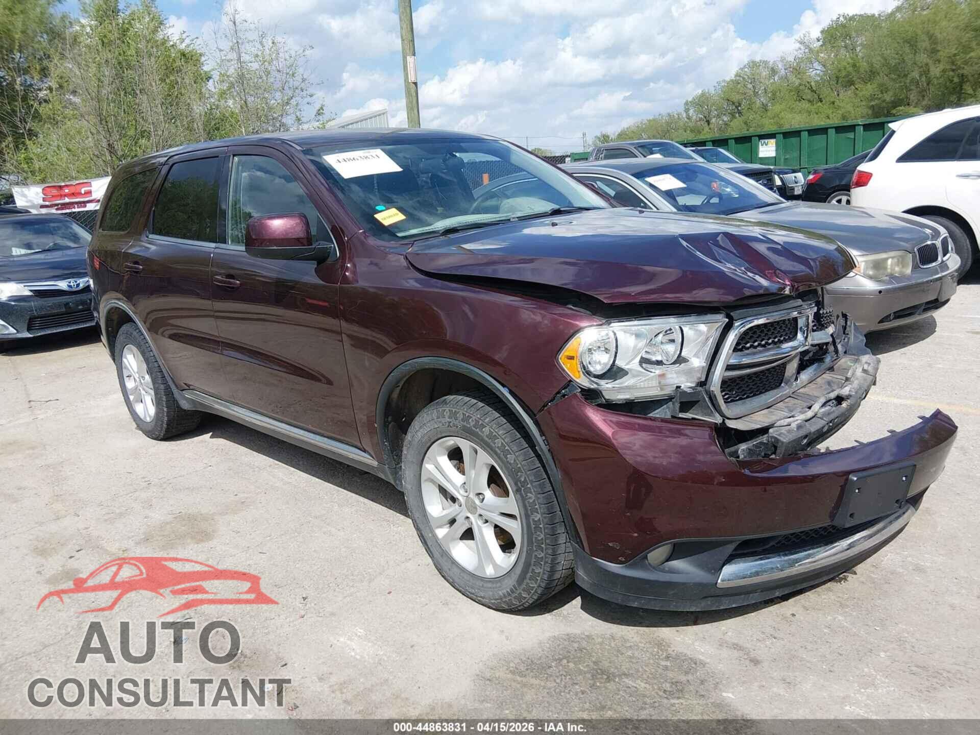 DODGE DURANGO 2012 - 1C4RDHAG1CC173163