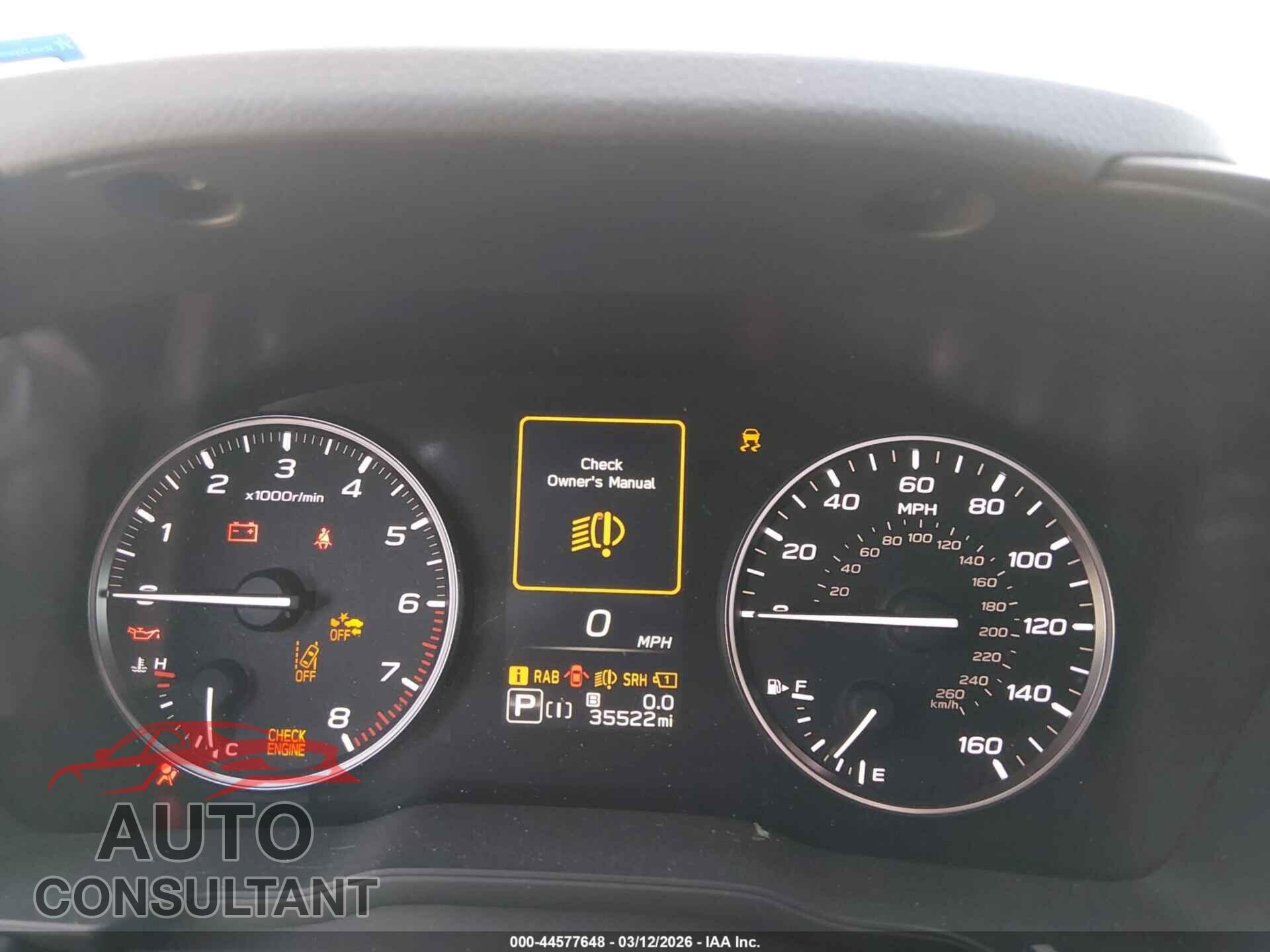 SUBARU FORESTER 2025 - JF2SLDHC1SH525645