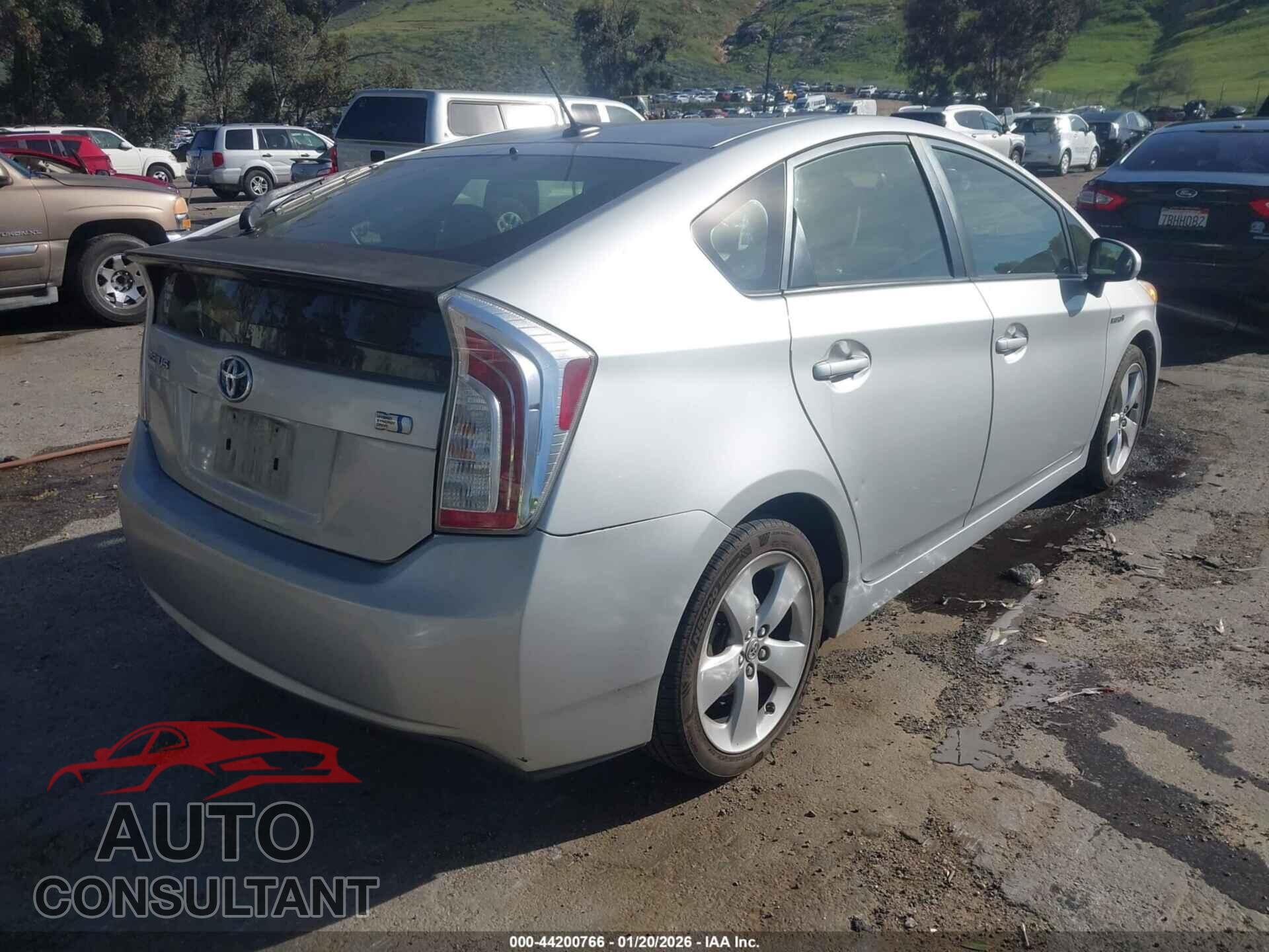 TOYOTA PRIUS 2012 - JTDKN3DU9C1527770