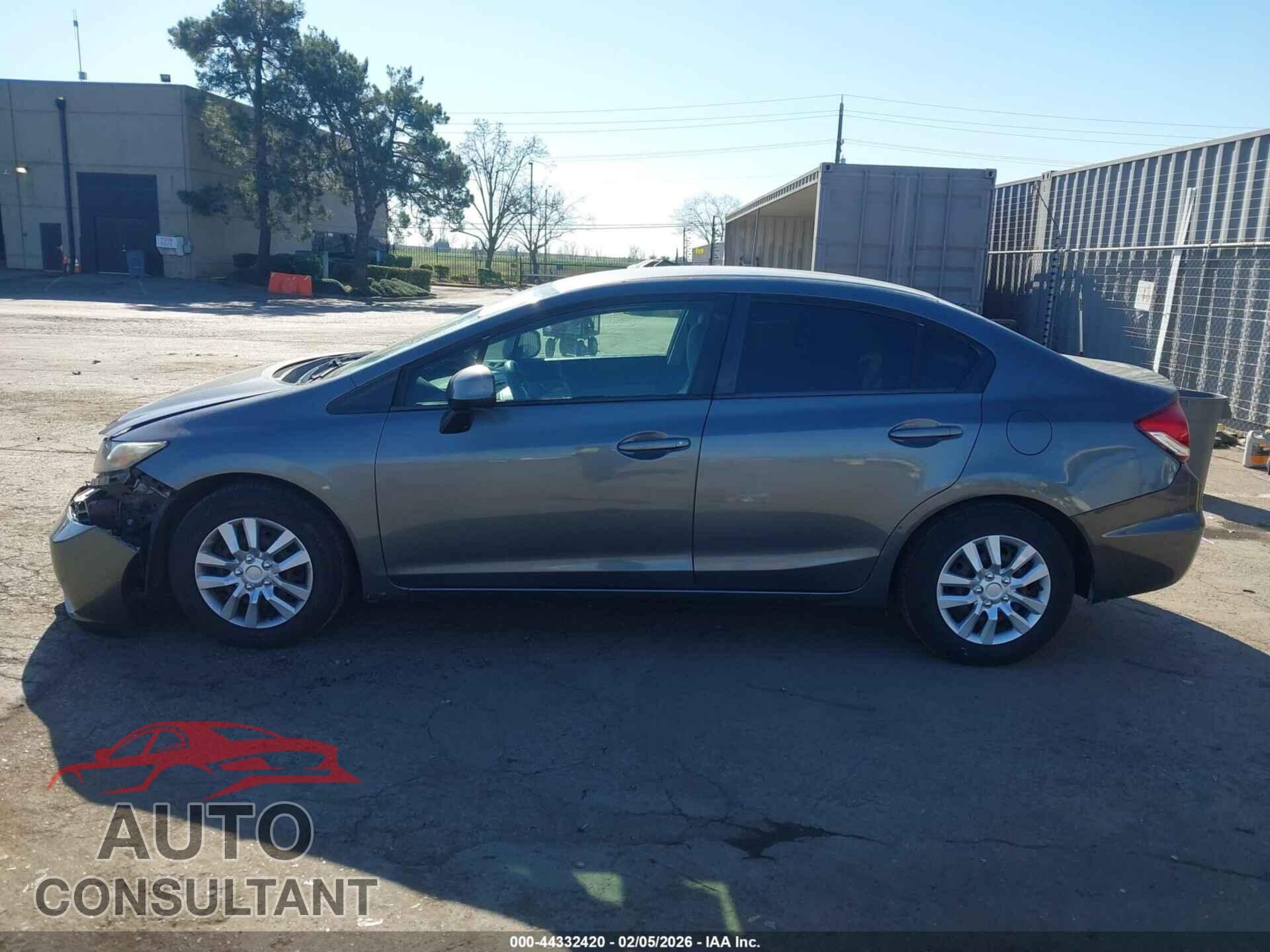 HONDA CIVIC 2013 - 19XFB2F53DE216733