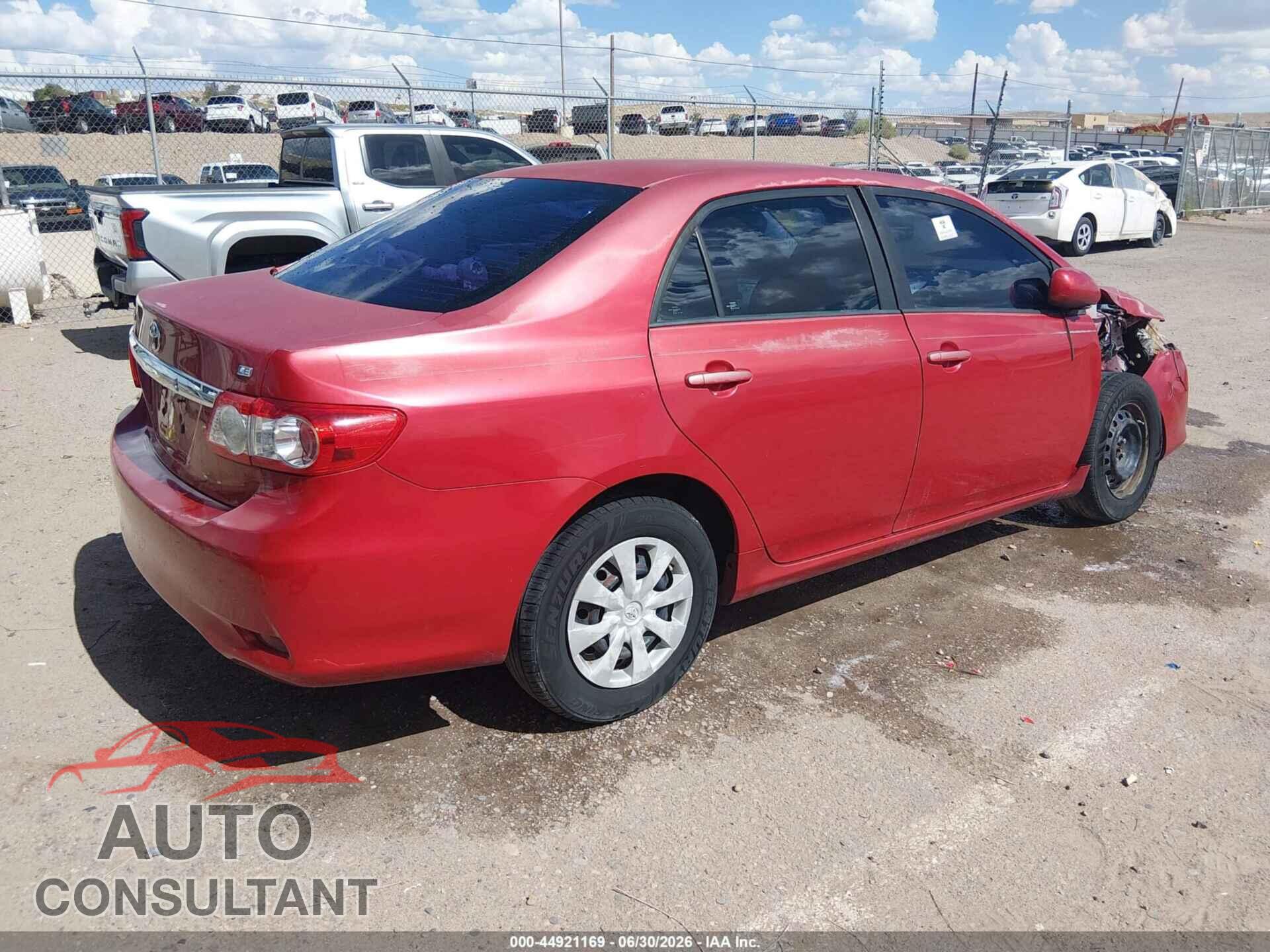 TOYOTA COROLLA 2011 - 2T1BU4EE8BC625215