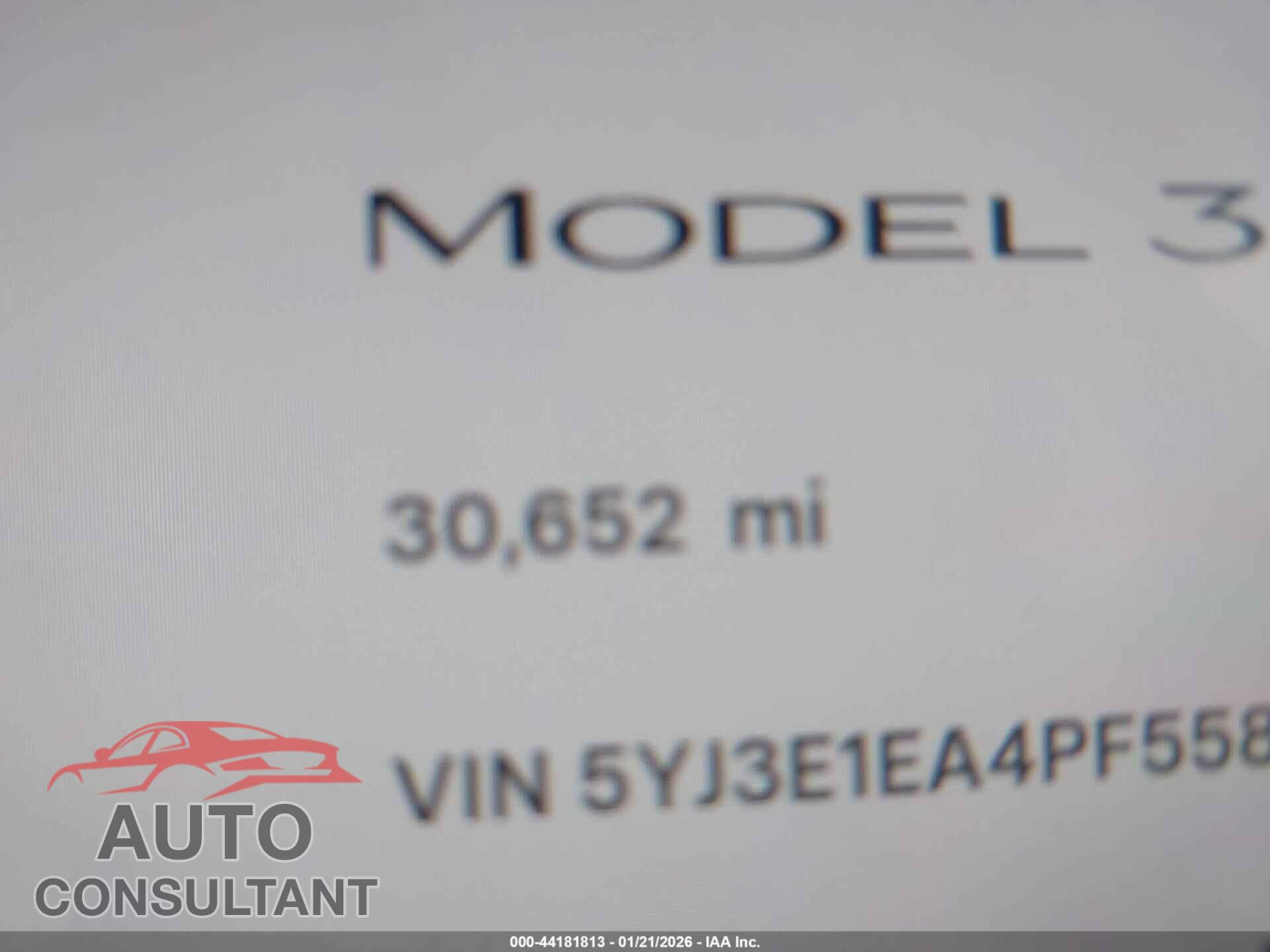 TESLA MODEL 3 2023 - 5YJ3E1EA4PF558225