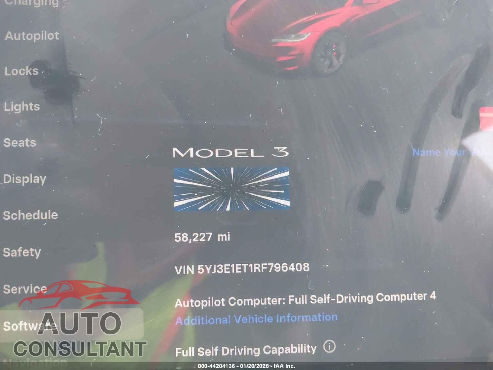 TESLA MODEL 3 2024 - 5YJ3E1ET1RF796408