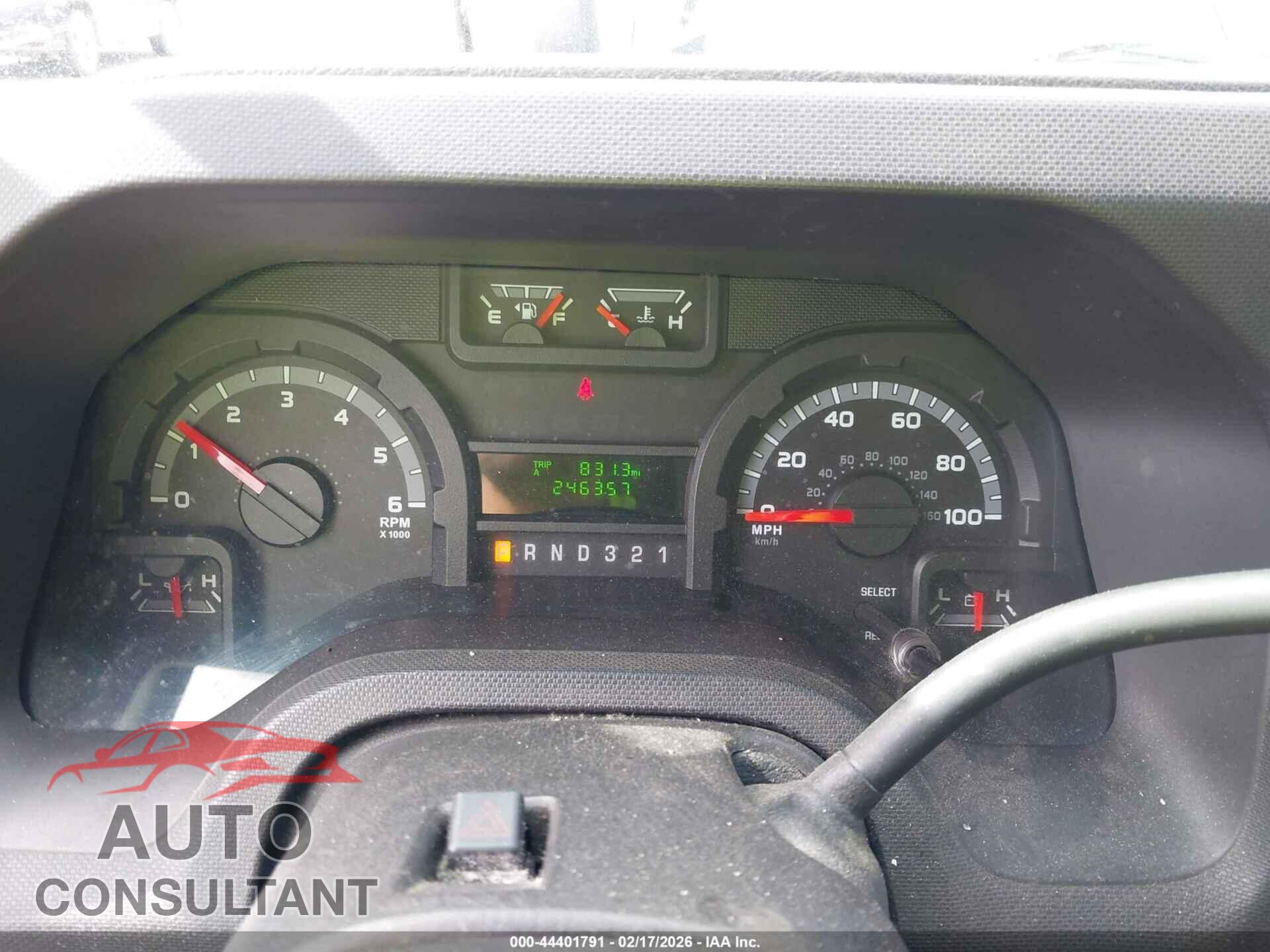 FORD E-350 CUTAWAY 2011 - 1FDWE3FLXBDA09861