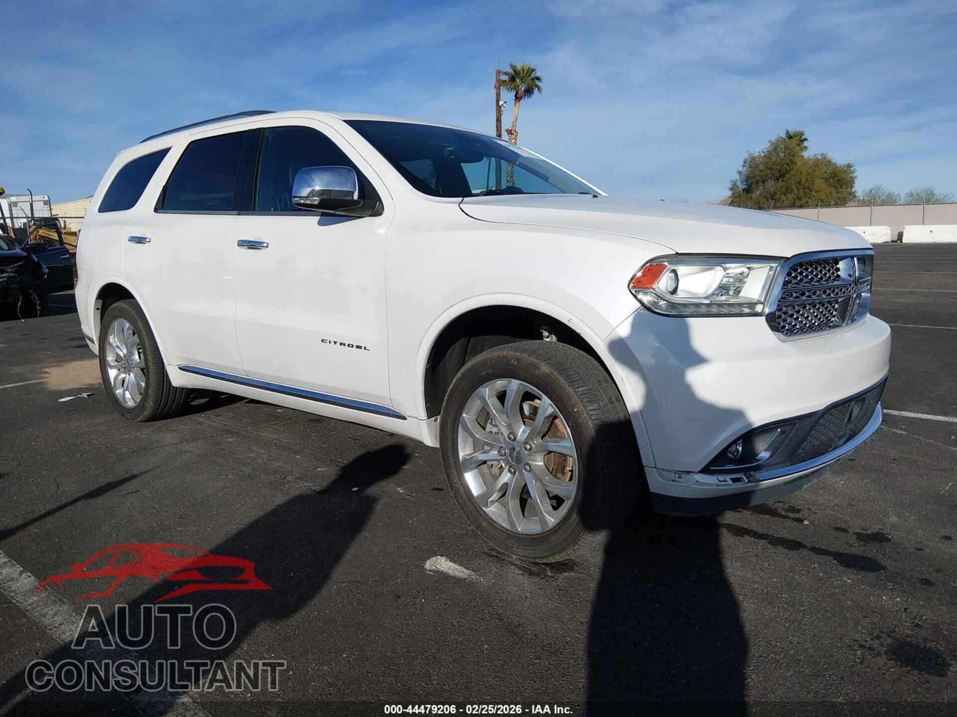 DODGE DURANGO 2017 - 1C4RDJEG3HC600884