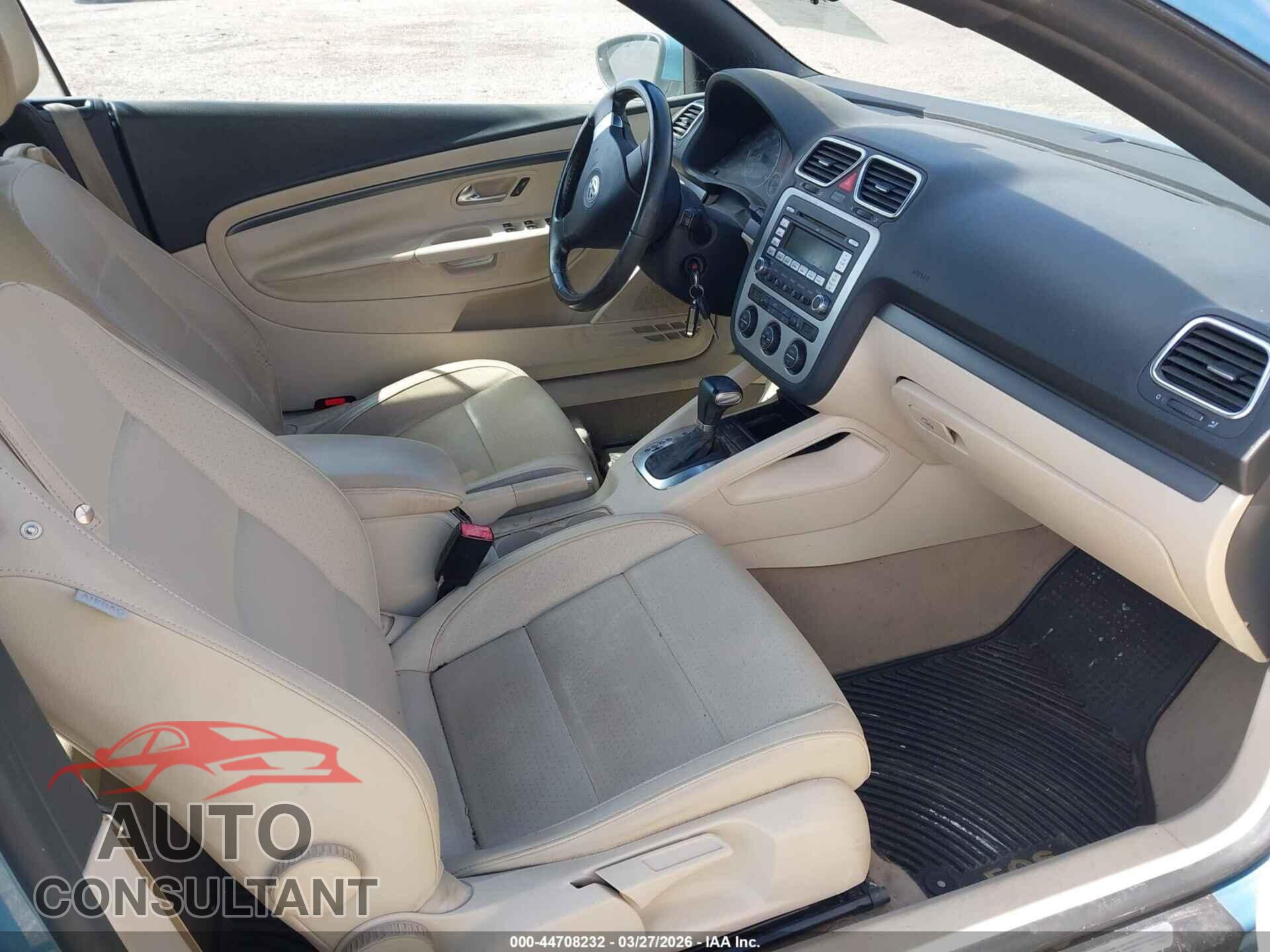 VOLKSWAGEN EOS 2009 - WVWBA71FX9V023092