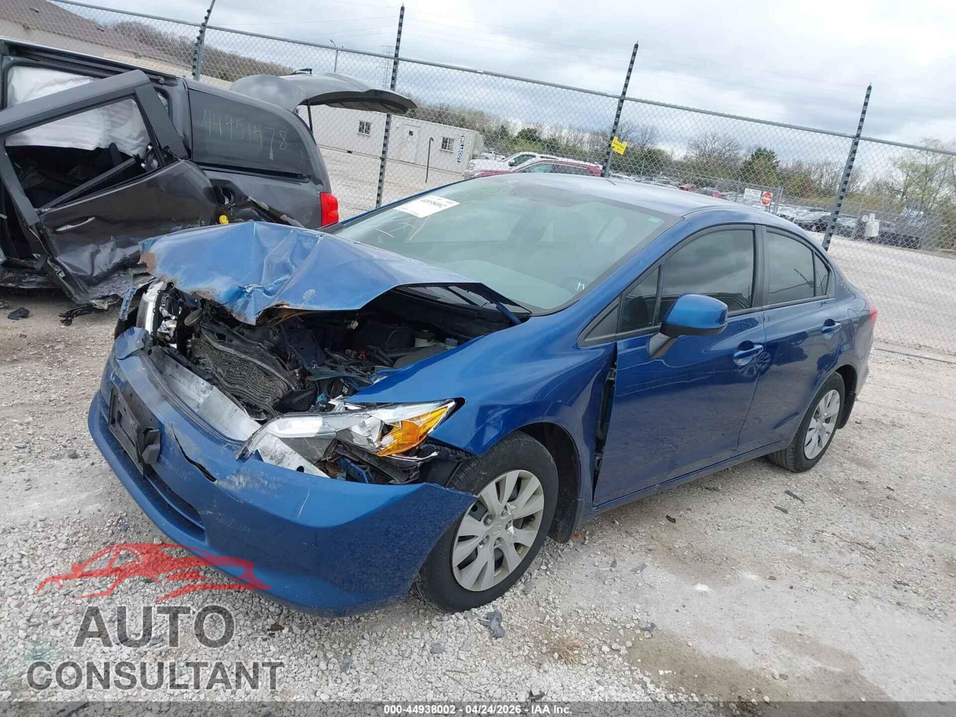 HONDA CIVIC 2012 - 19XFB2E57CE035716