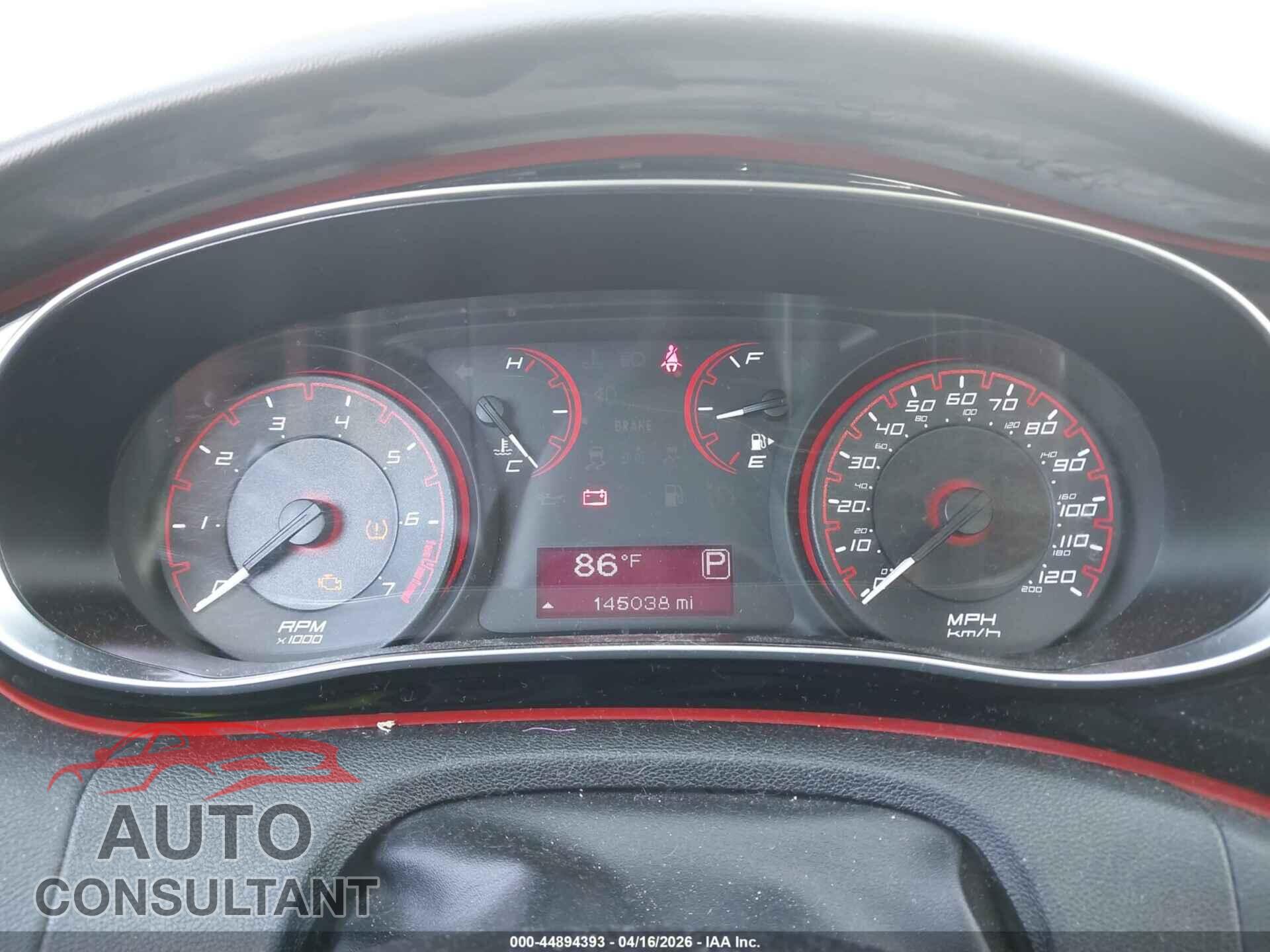 DODGE DART 2015 - 1C3CDFBB1FD192988