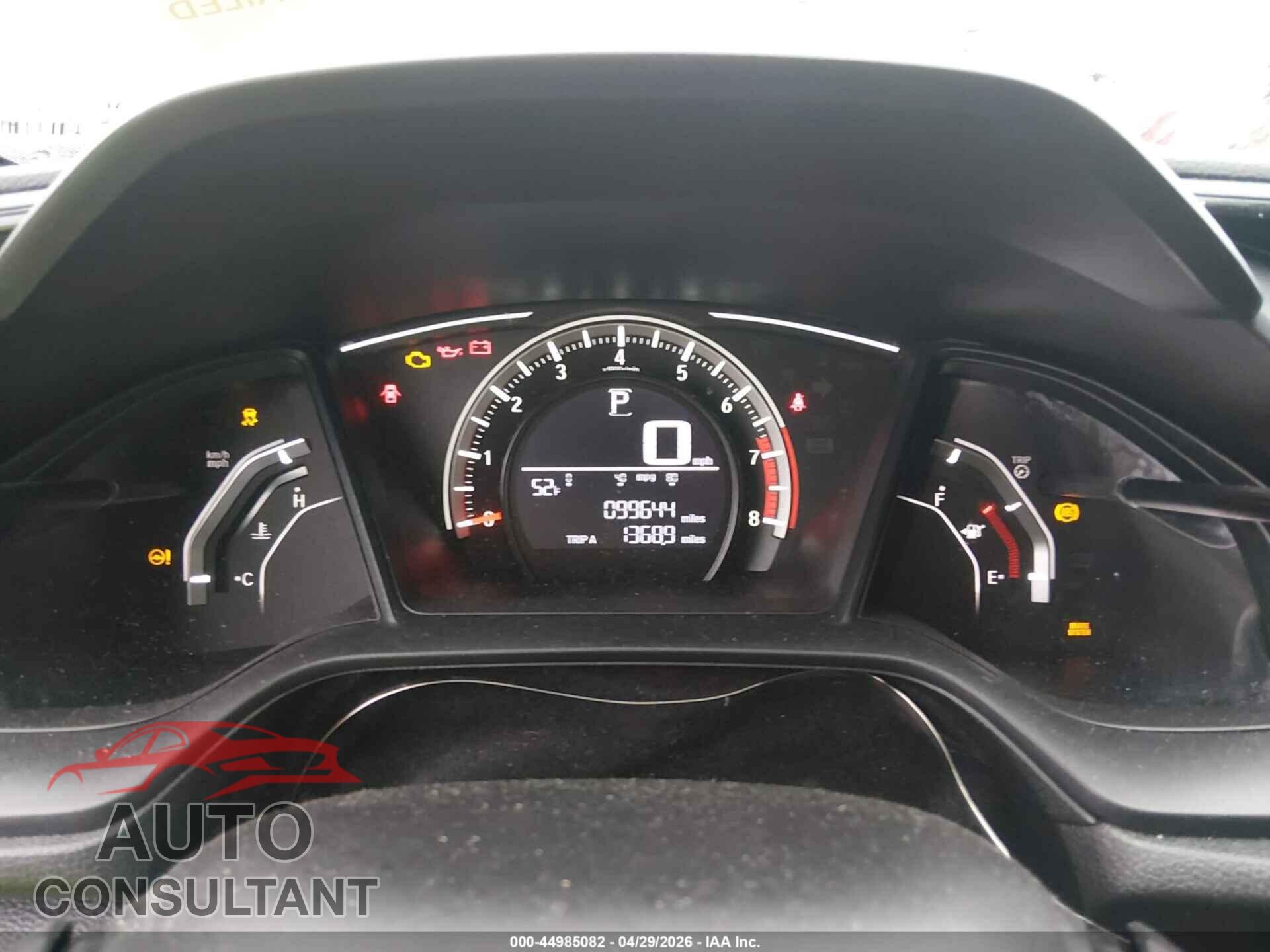 HONDA CIVIC 2017 - 2HGFC2F57HH536808