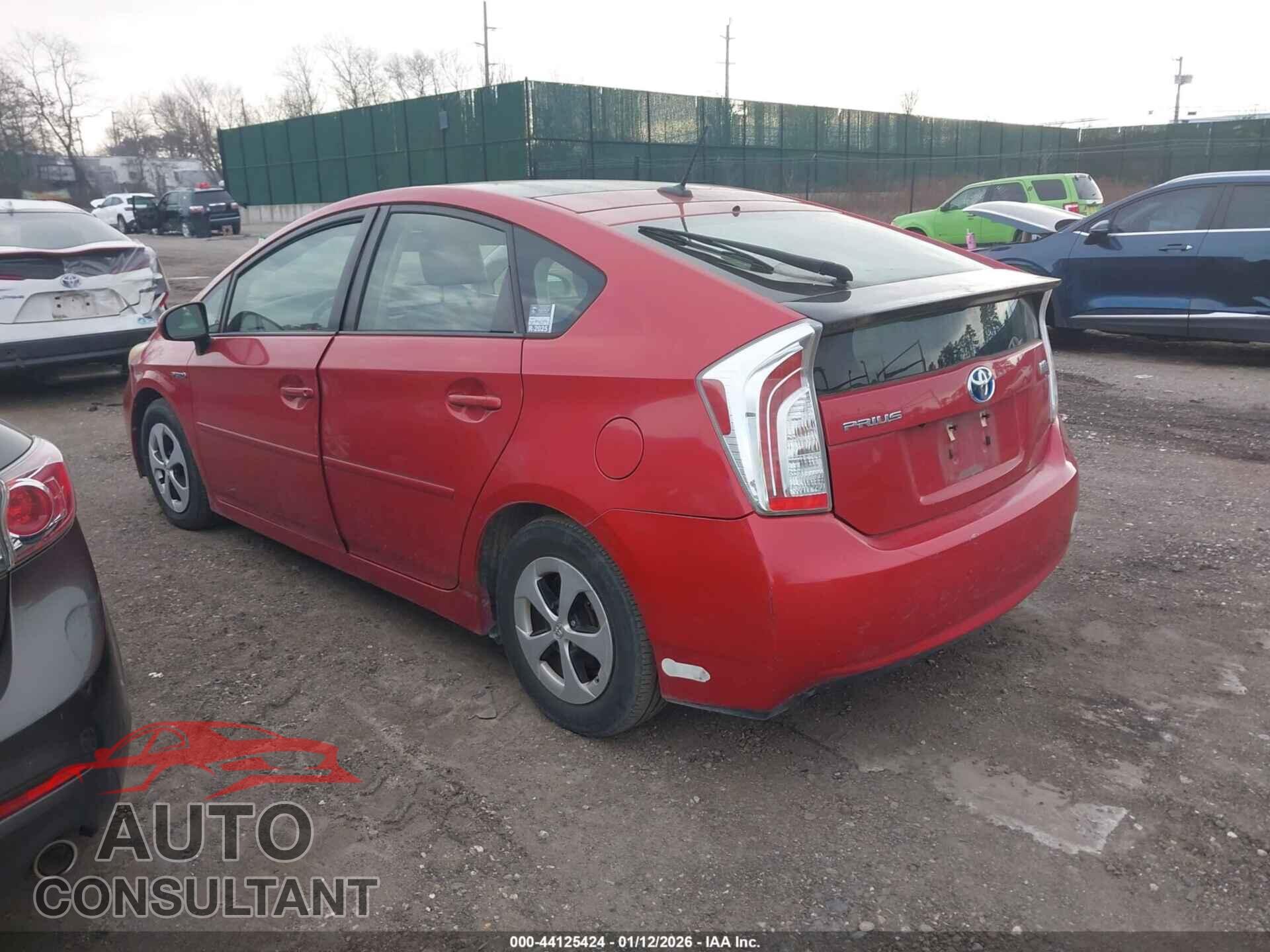 TOYOTA PRIUS 2013 - JTDKN3DUXD5637995